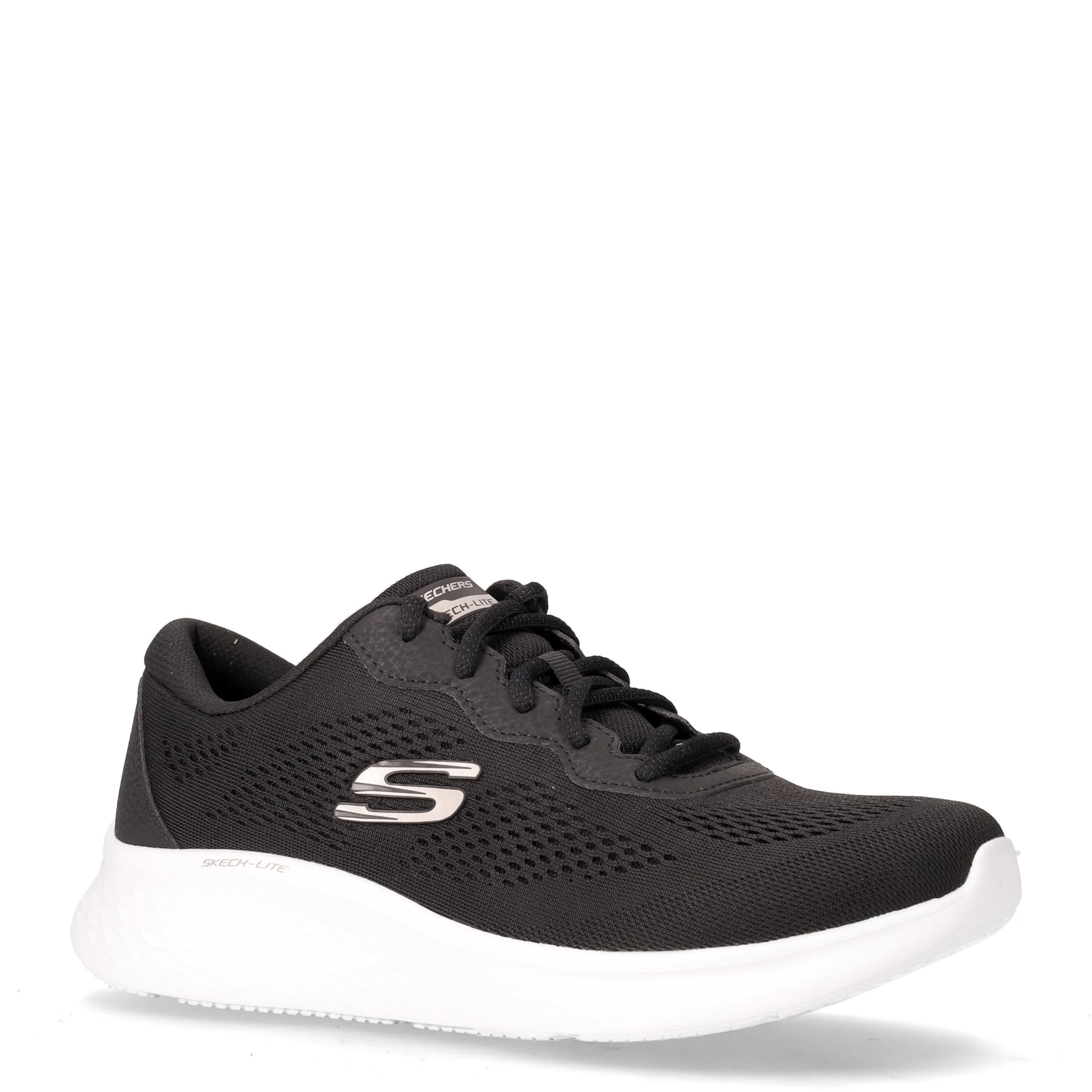 Skech Lite Pro Perfect Time sneaker in tessuto nero oro rosa - Image 2