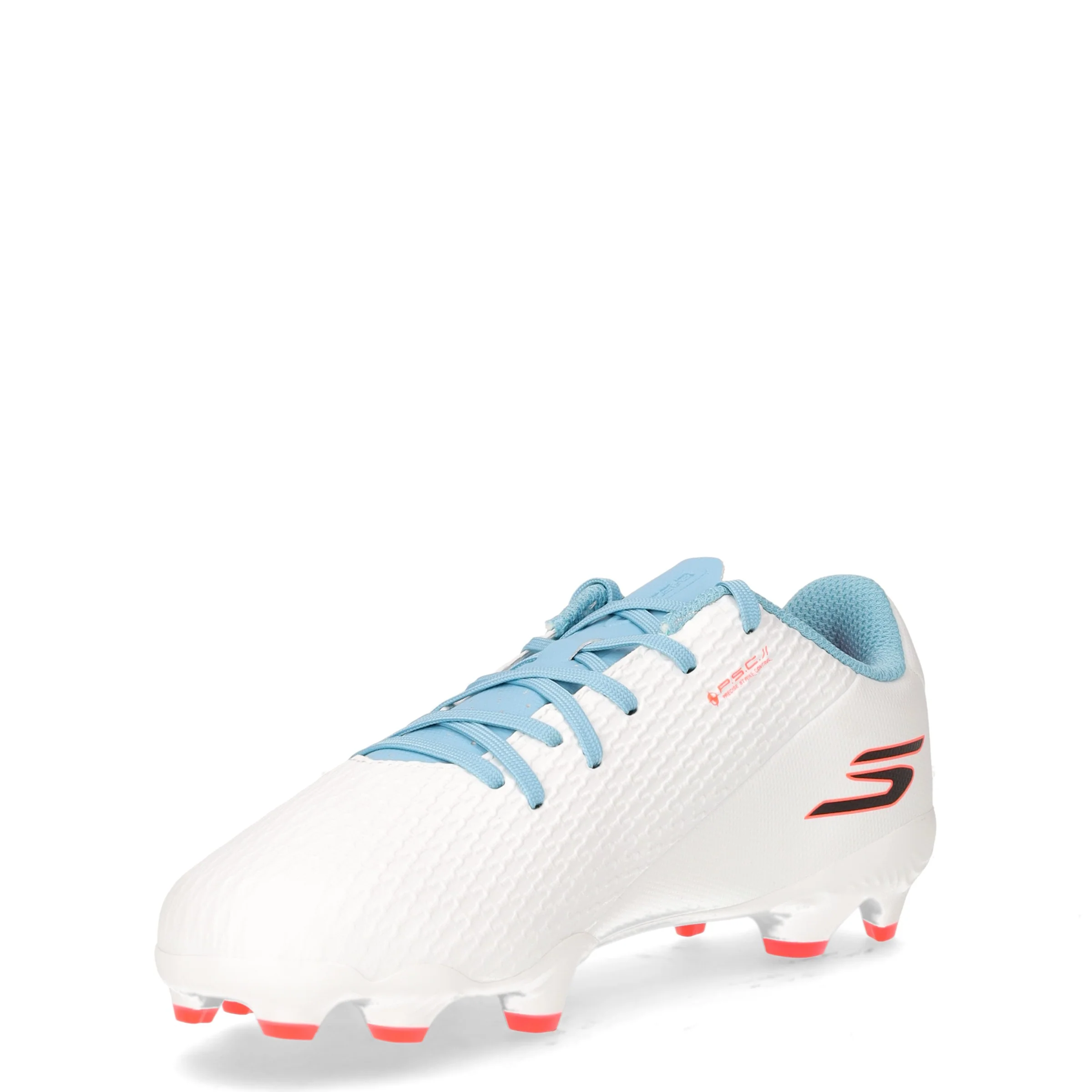 Skx 2 Youth mg scarpa da calcio in ecopelle bambino bianco turchese - Image 3
