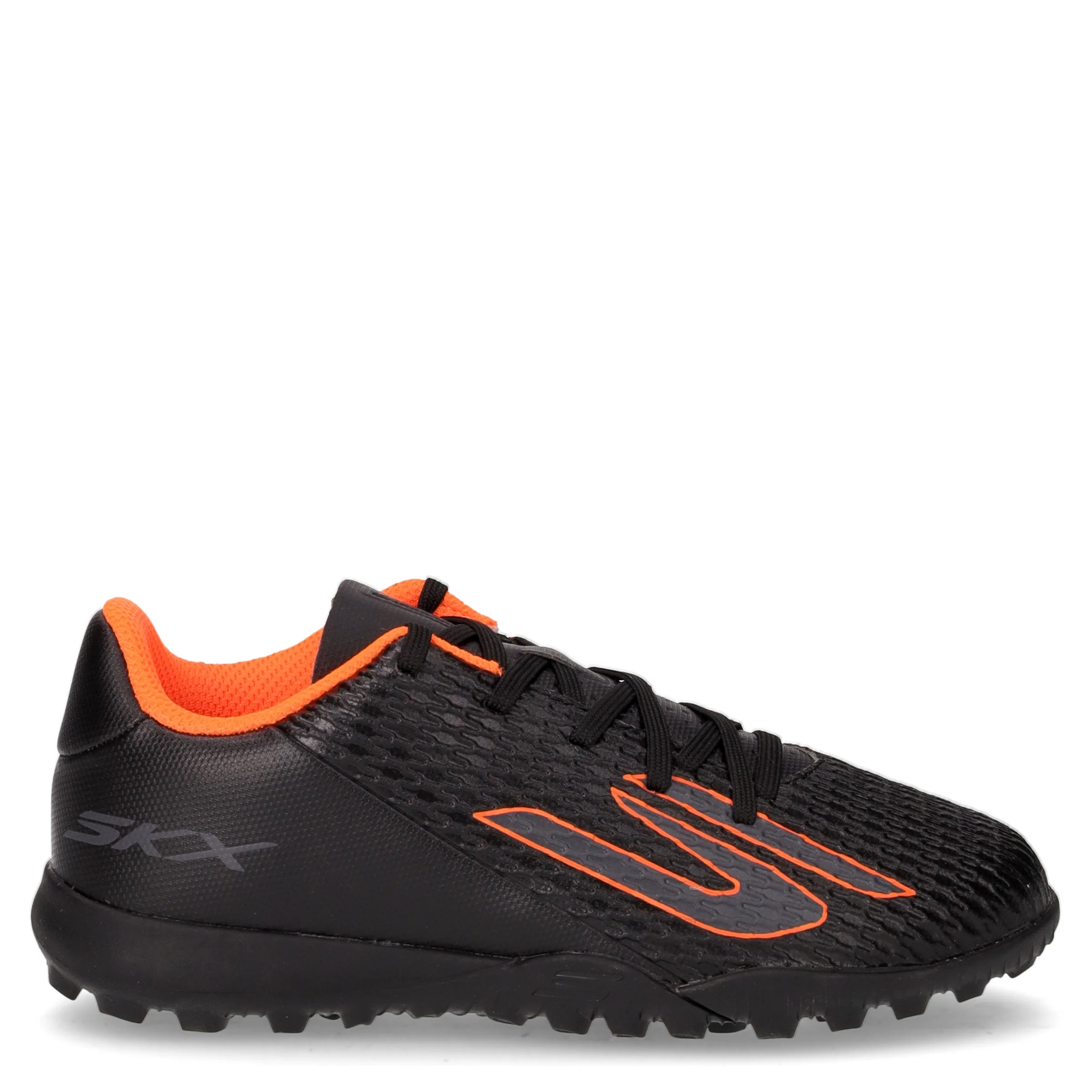 SKX_2 Youth TF scarpa da calcetto bambino nero arancione