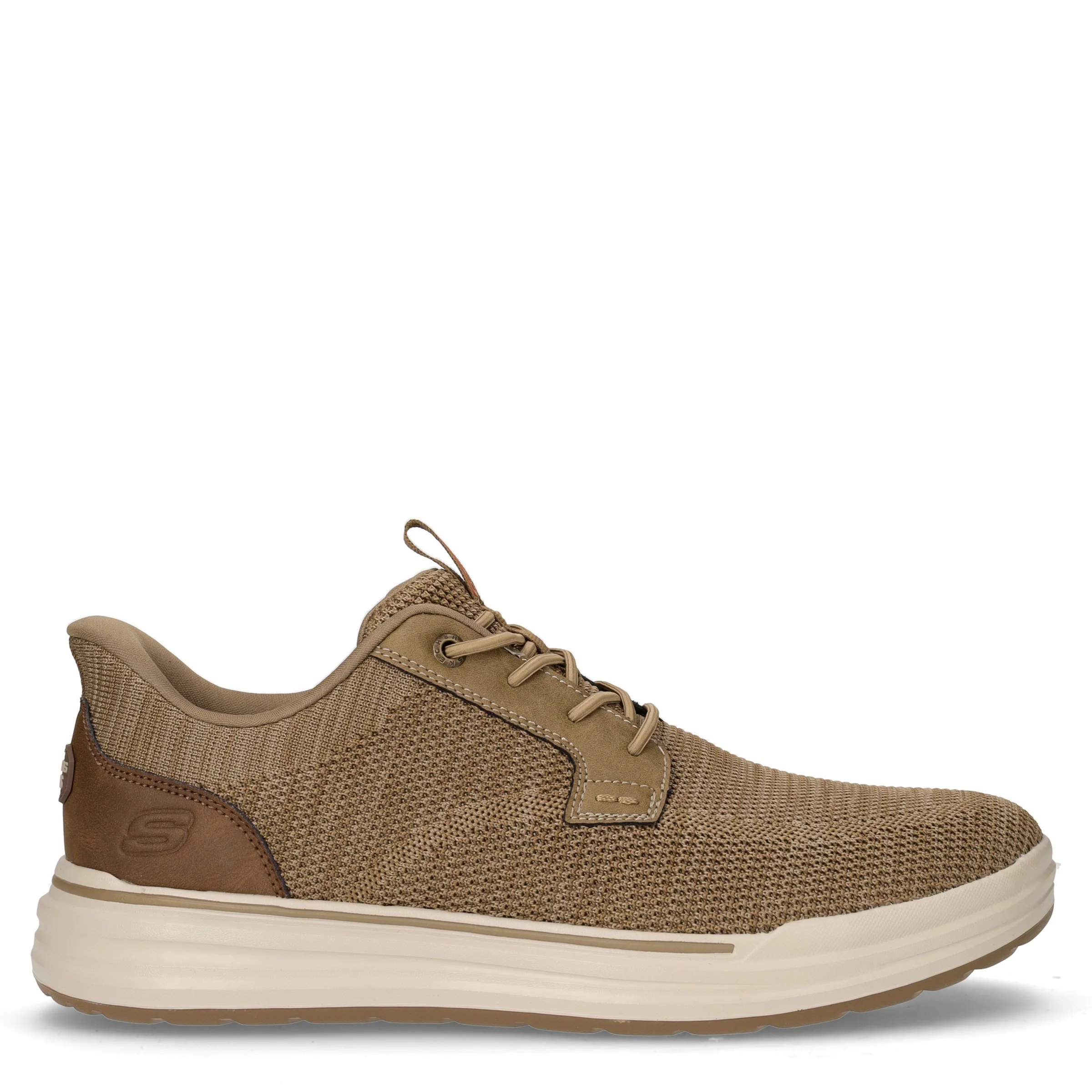 Sterling Ramone sneaker slip ins in tessuto ed ecopelle taupe