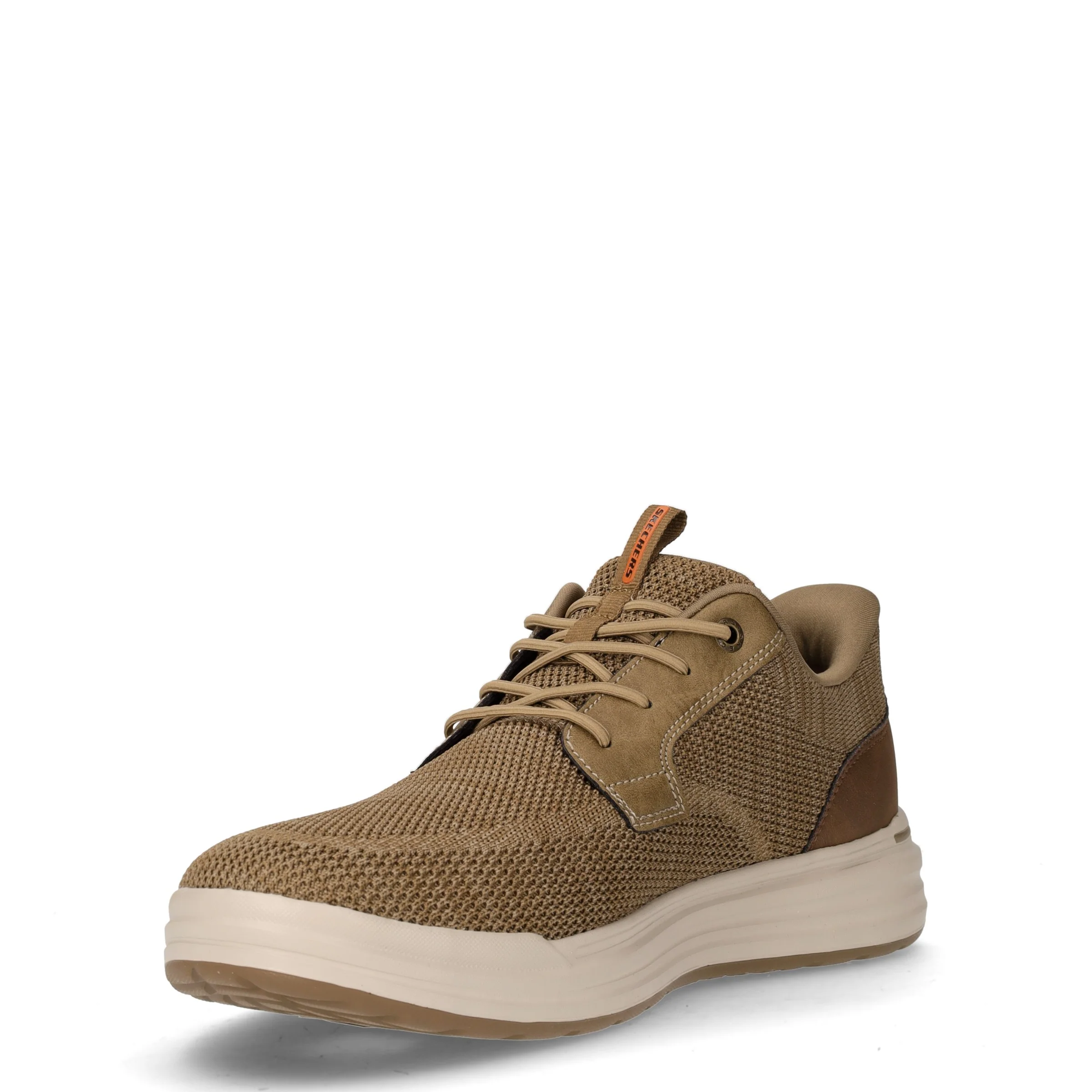 Sterling Ramone sneaker slip ins in tessuto ed ecopelle taupe - Image 3