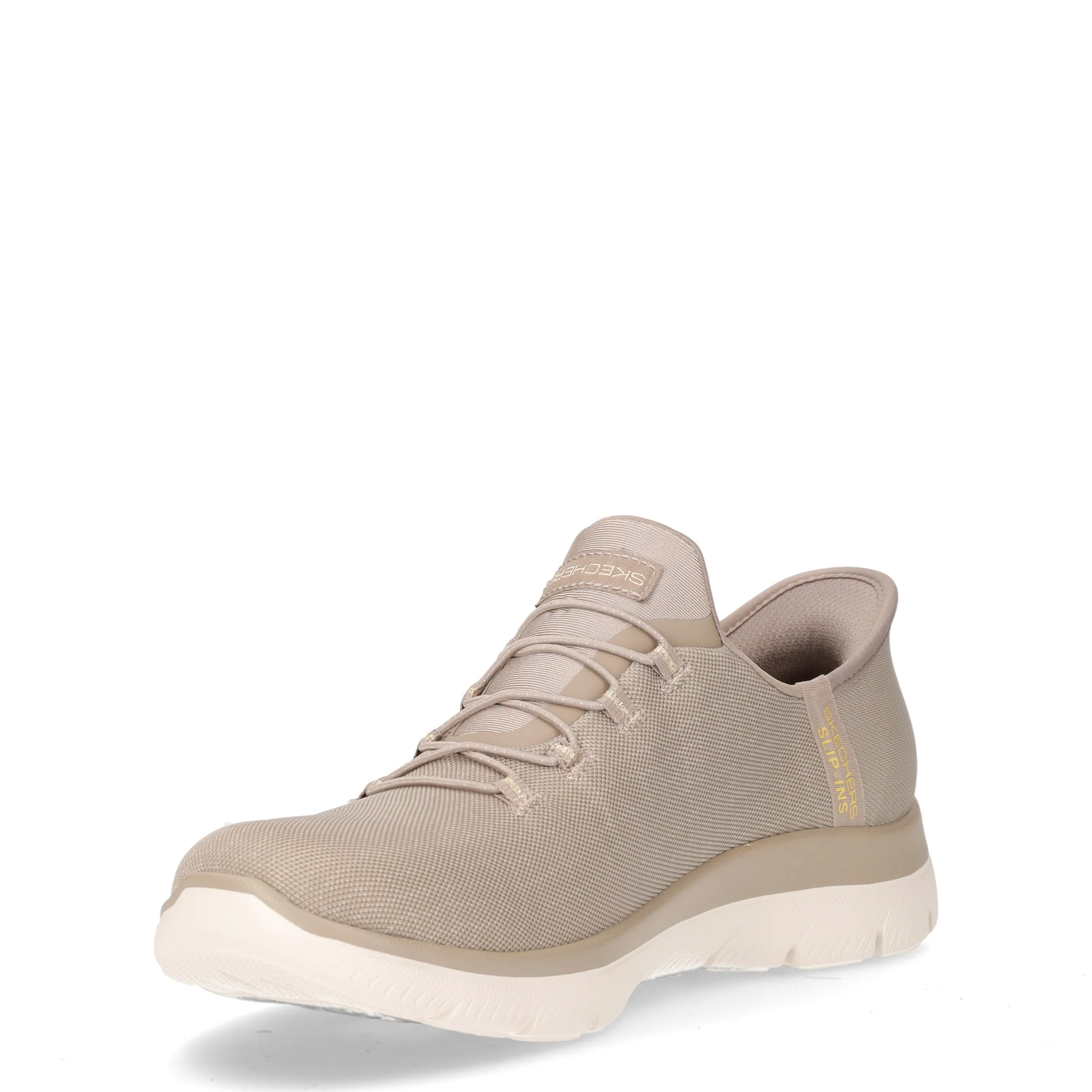 Summits classy night sneaker slip ins in tessuto taupe oro - Image 3