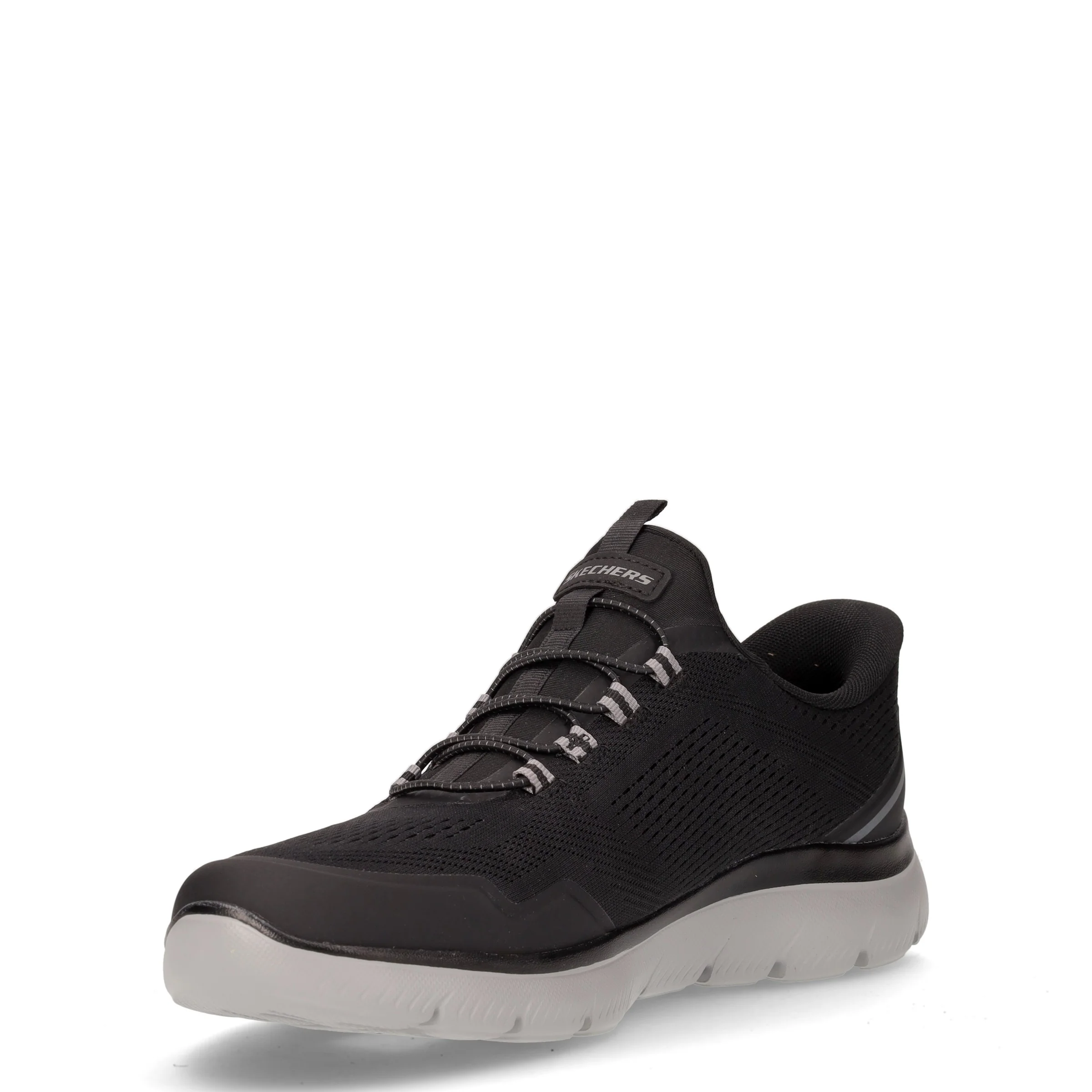 Summits top rate sneaker slip ins in tessuto nero grigio - Image 3