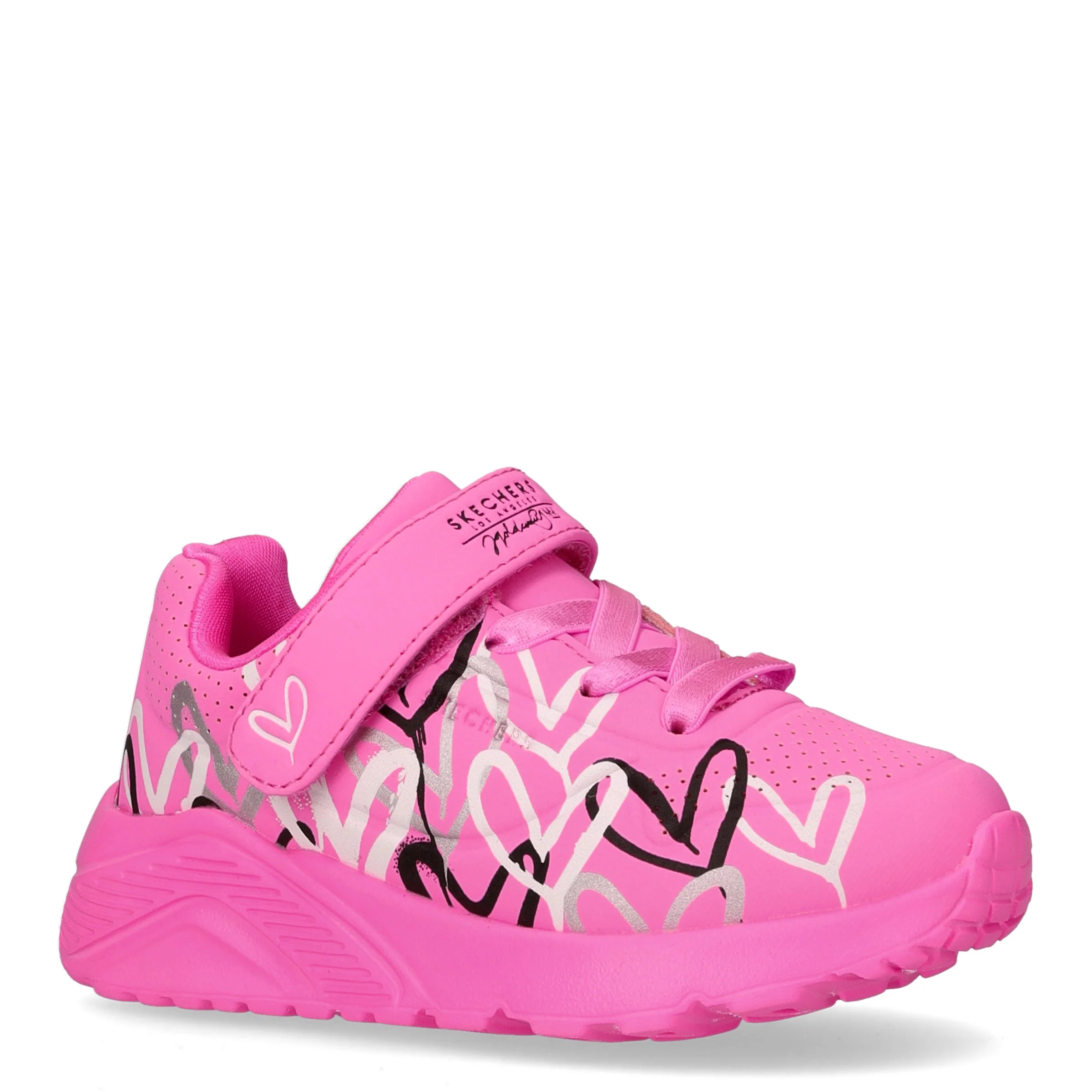 Uno lite love elevate sneaker da bambina in ecopelle rosa - Image 2