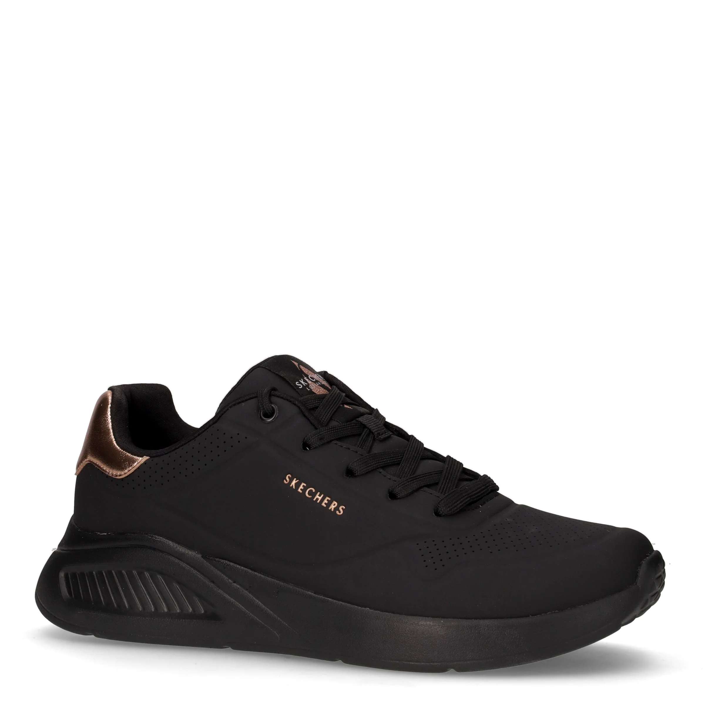 Uno Lite Shimmer Along sneaker in ecopelle nero - Image 2