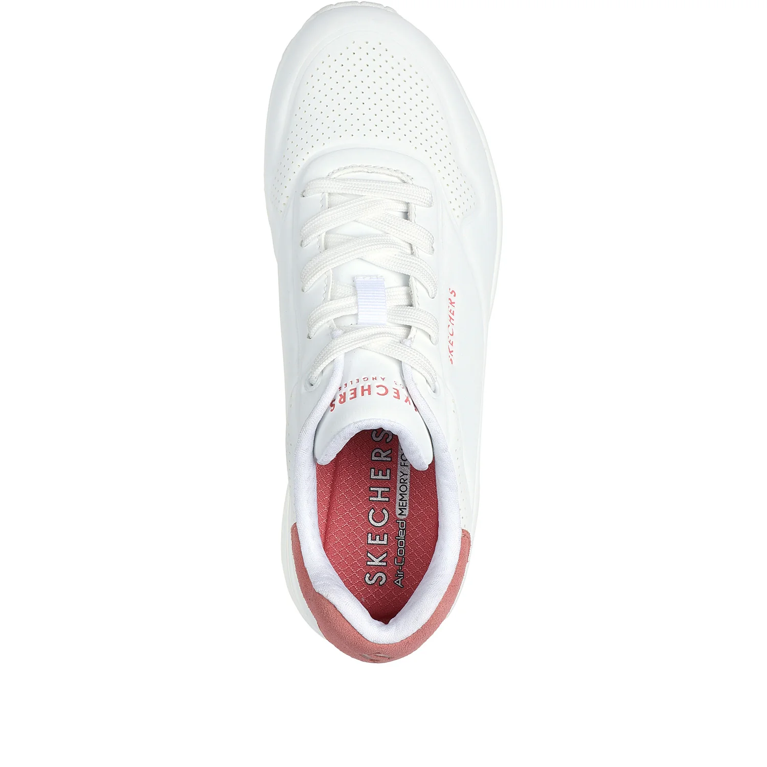 Uno Pop Back sneaker white hot coral - Image 3
