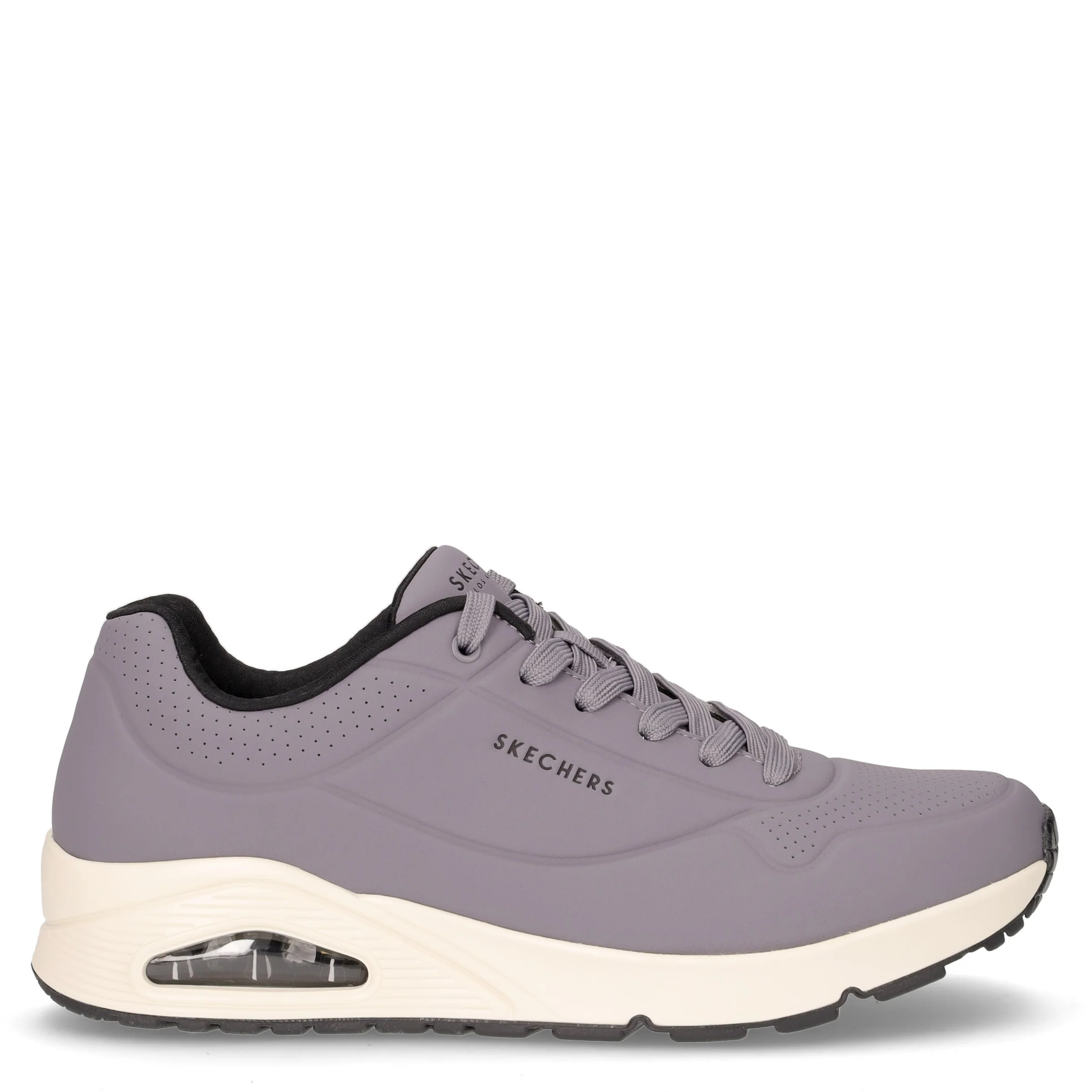 Uno Stand On Air sneaker in ecopelle grigio nero