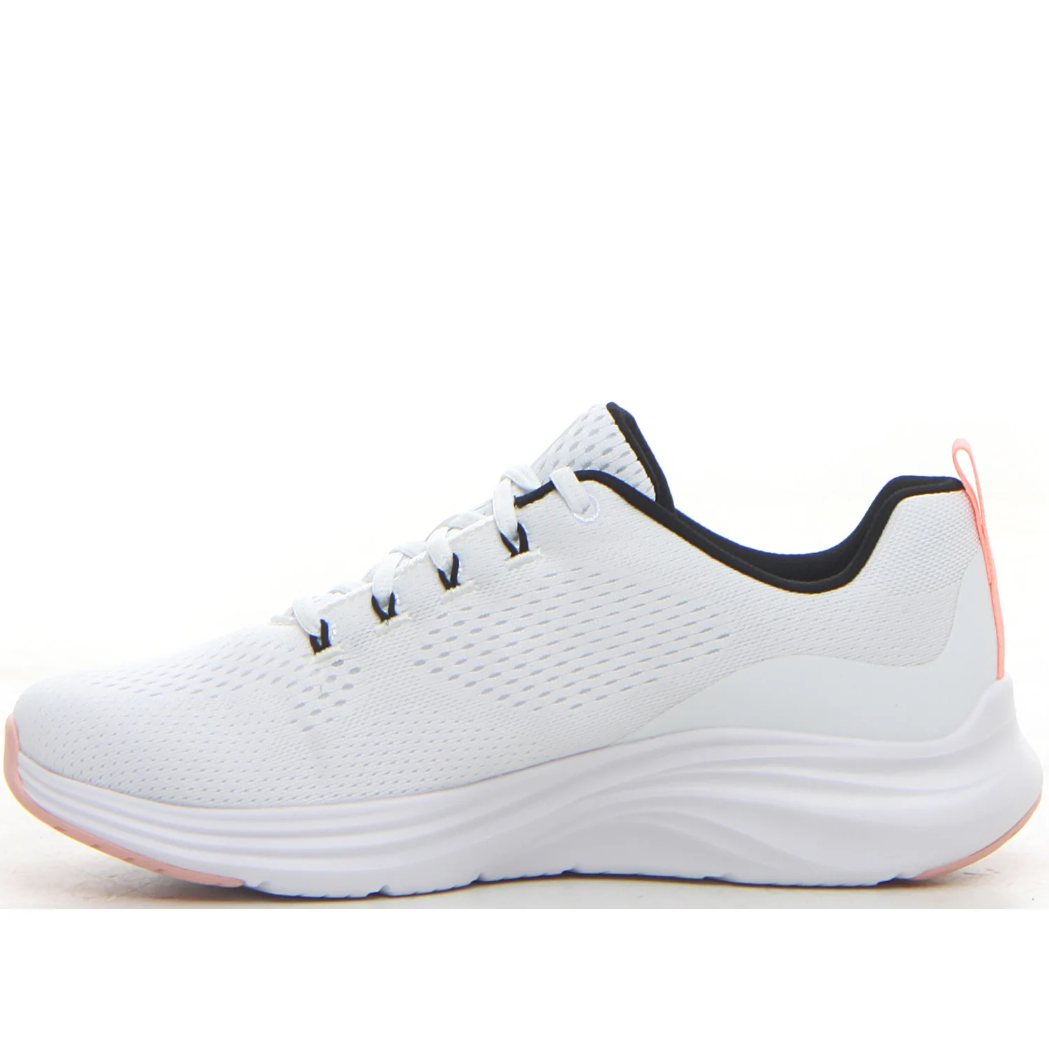 Vapor foam fresh trend sneaker white black coral - Image 2