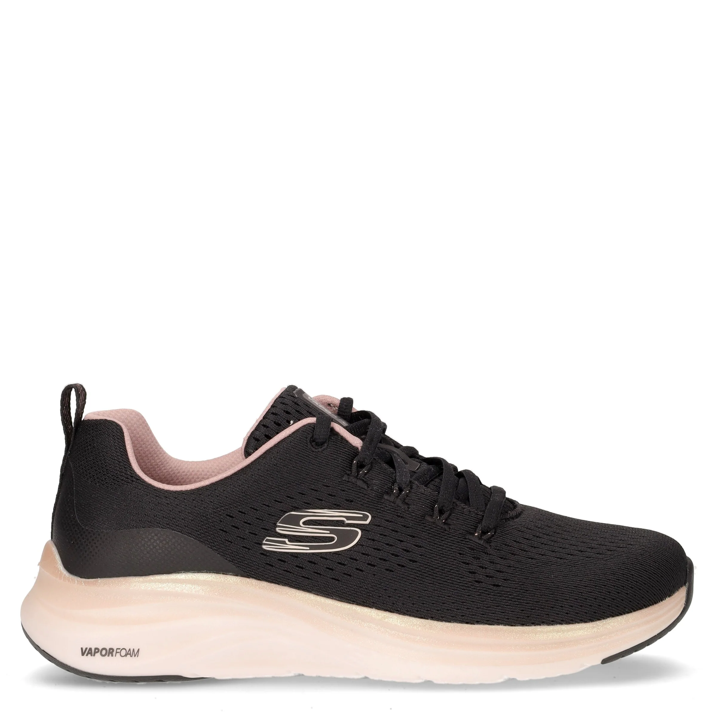 Vapor Foam Midnight Glimmer sneaker in tessuto nero oro rosa