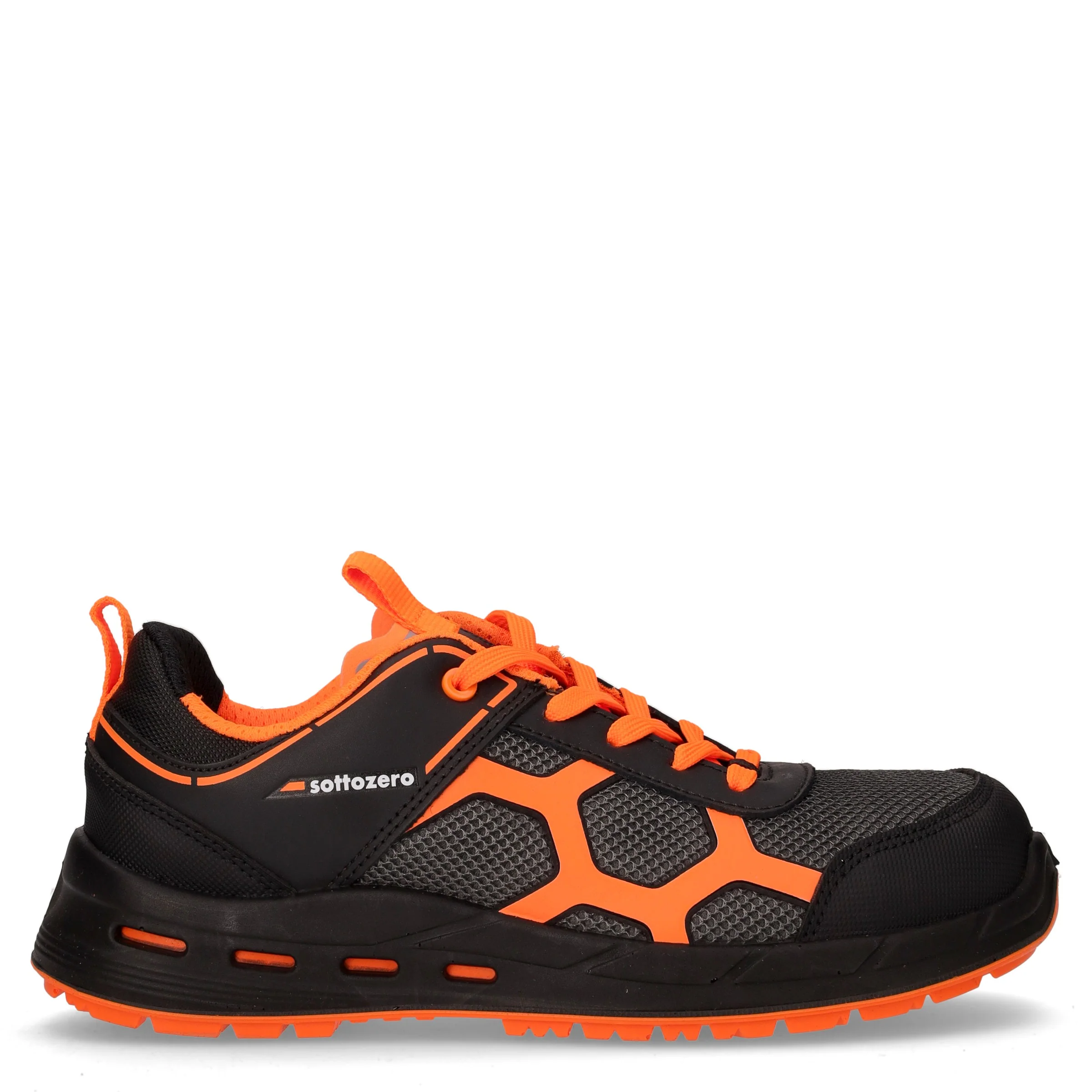 Ufo scarpa antinfortunistica in pelle arancio