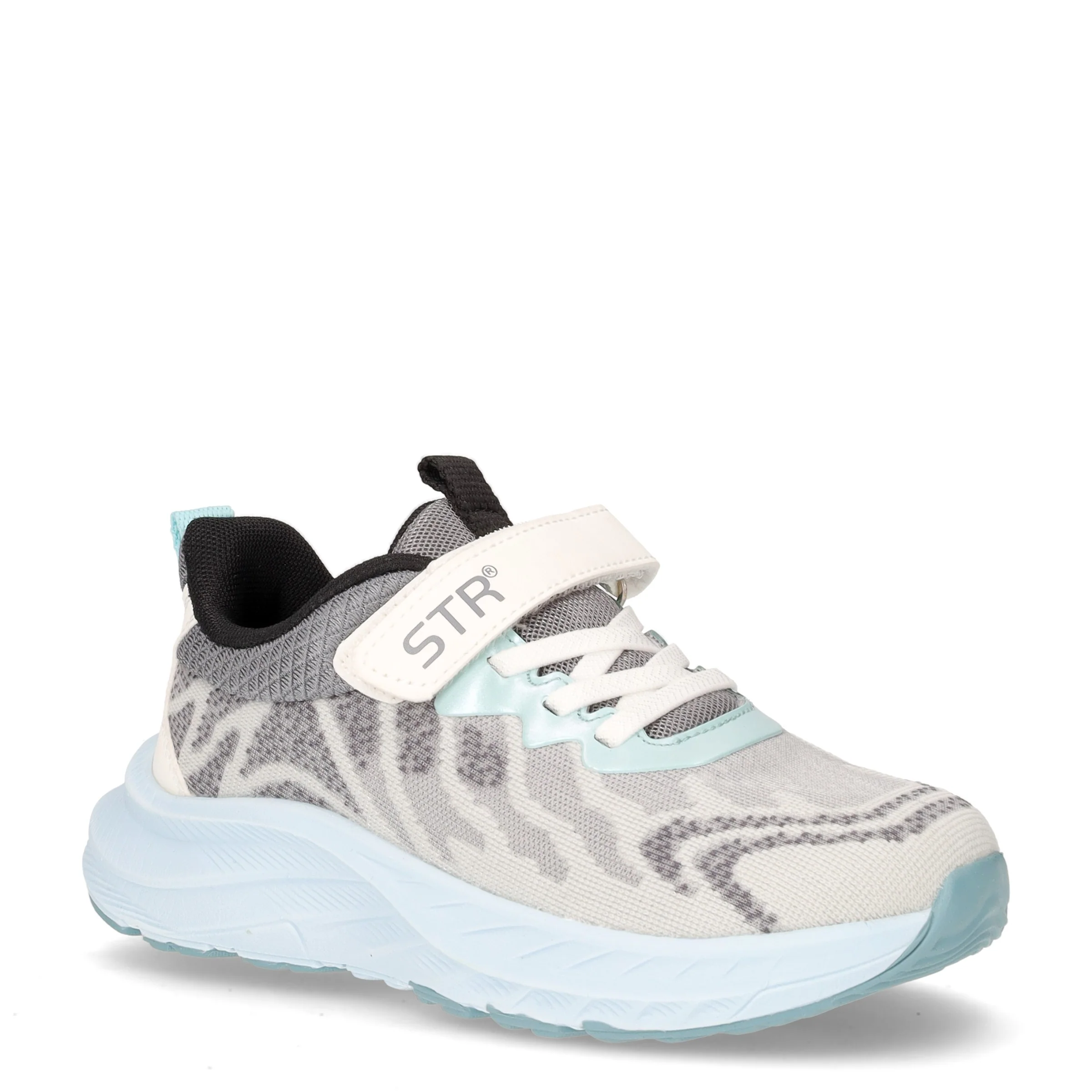 Sneaker in tessuto bambino bianco blu - Image 2