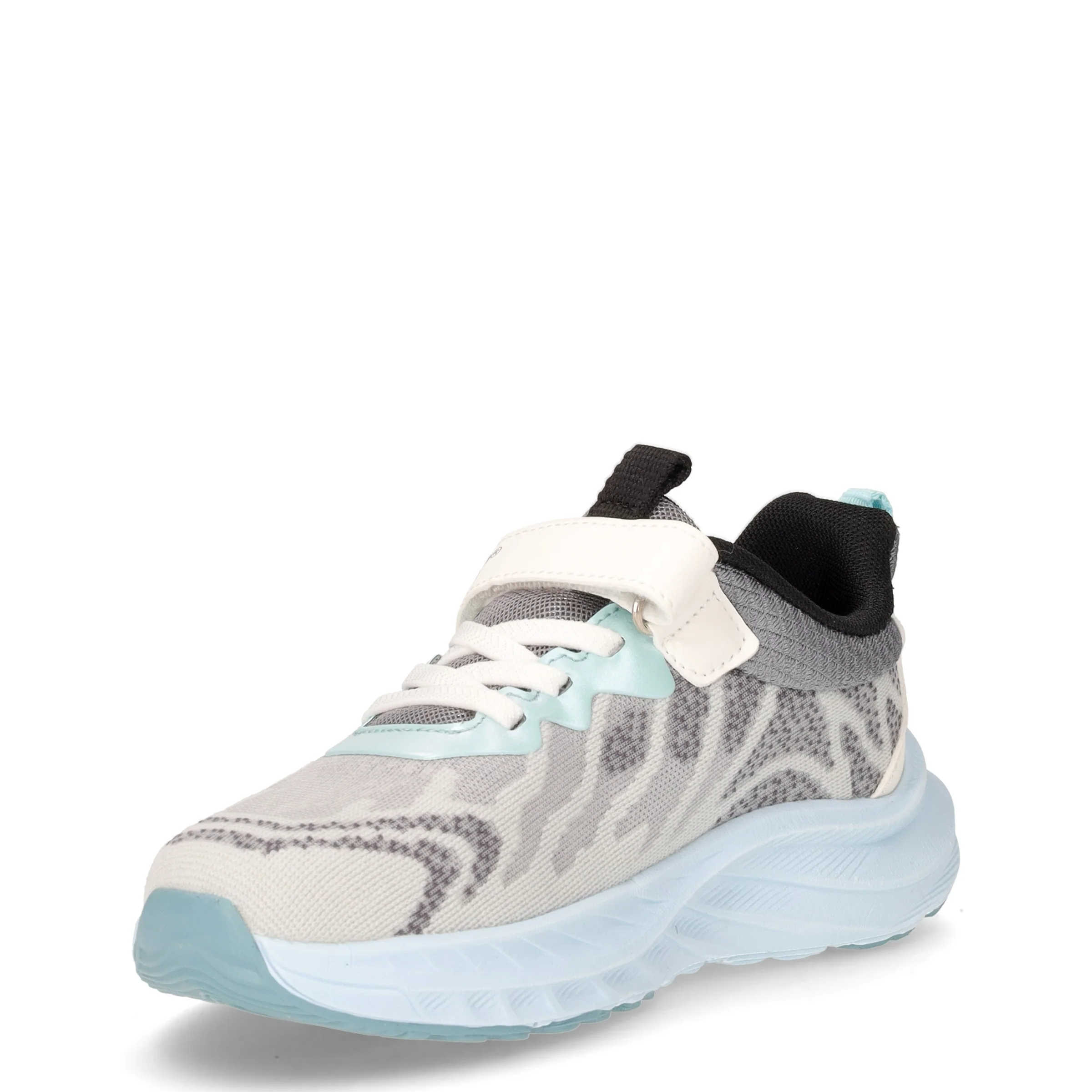 Sneaker in tessuto bambino bianco blu - Image 3