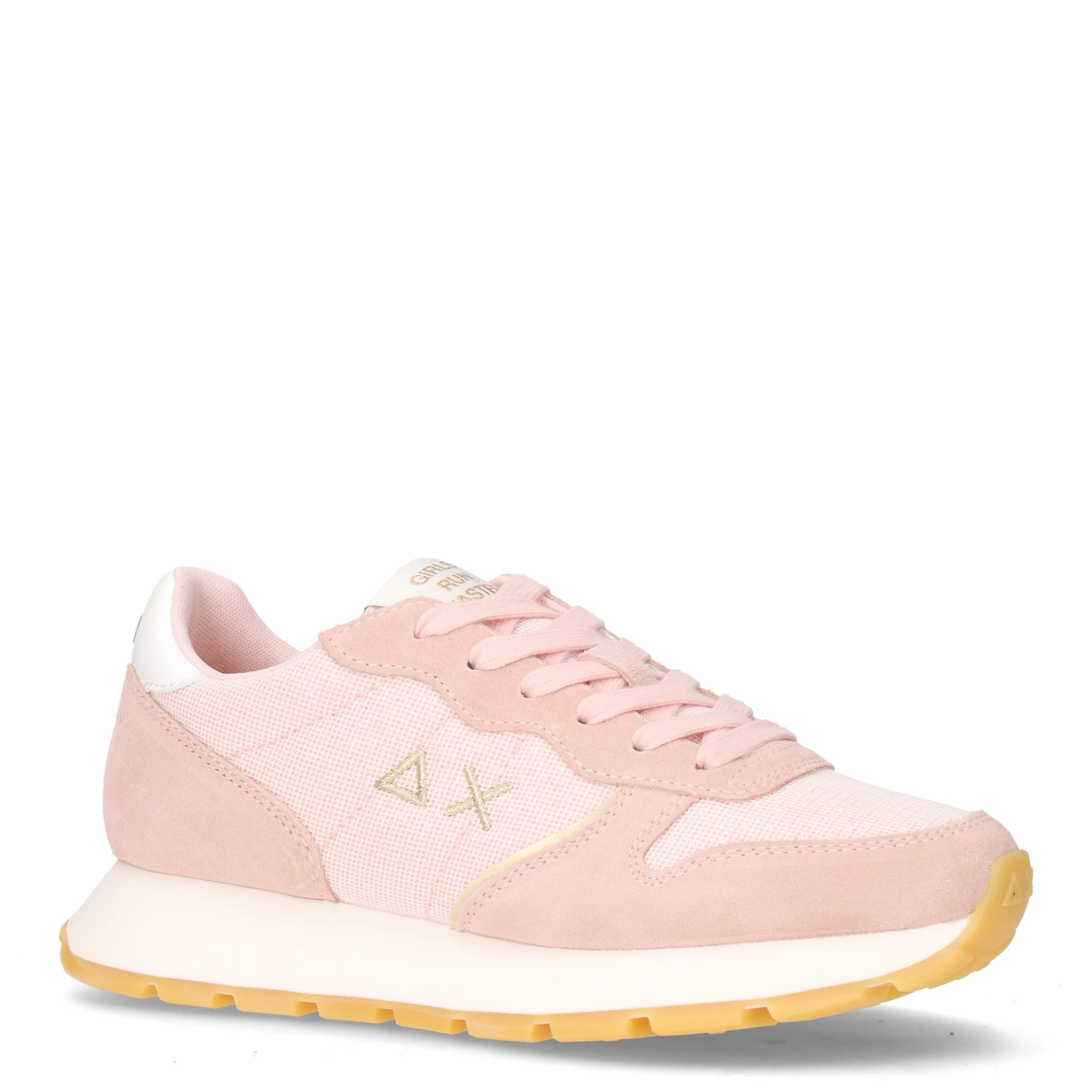 Ally Glitter Textile sneaker in pelle e tessuto rosa - Image 2