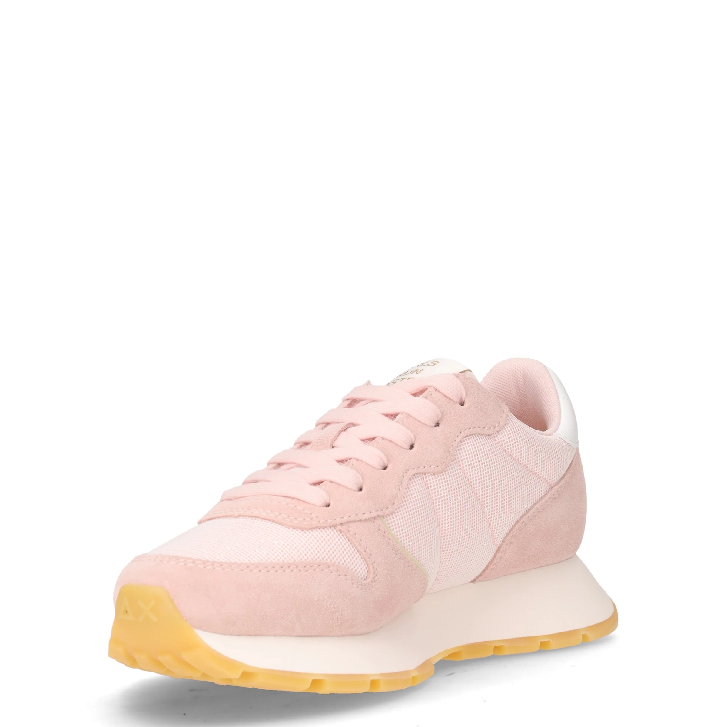 Ally Glitter Textile sneaker in pelle e tessuto rosa - Image 3