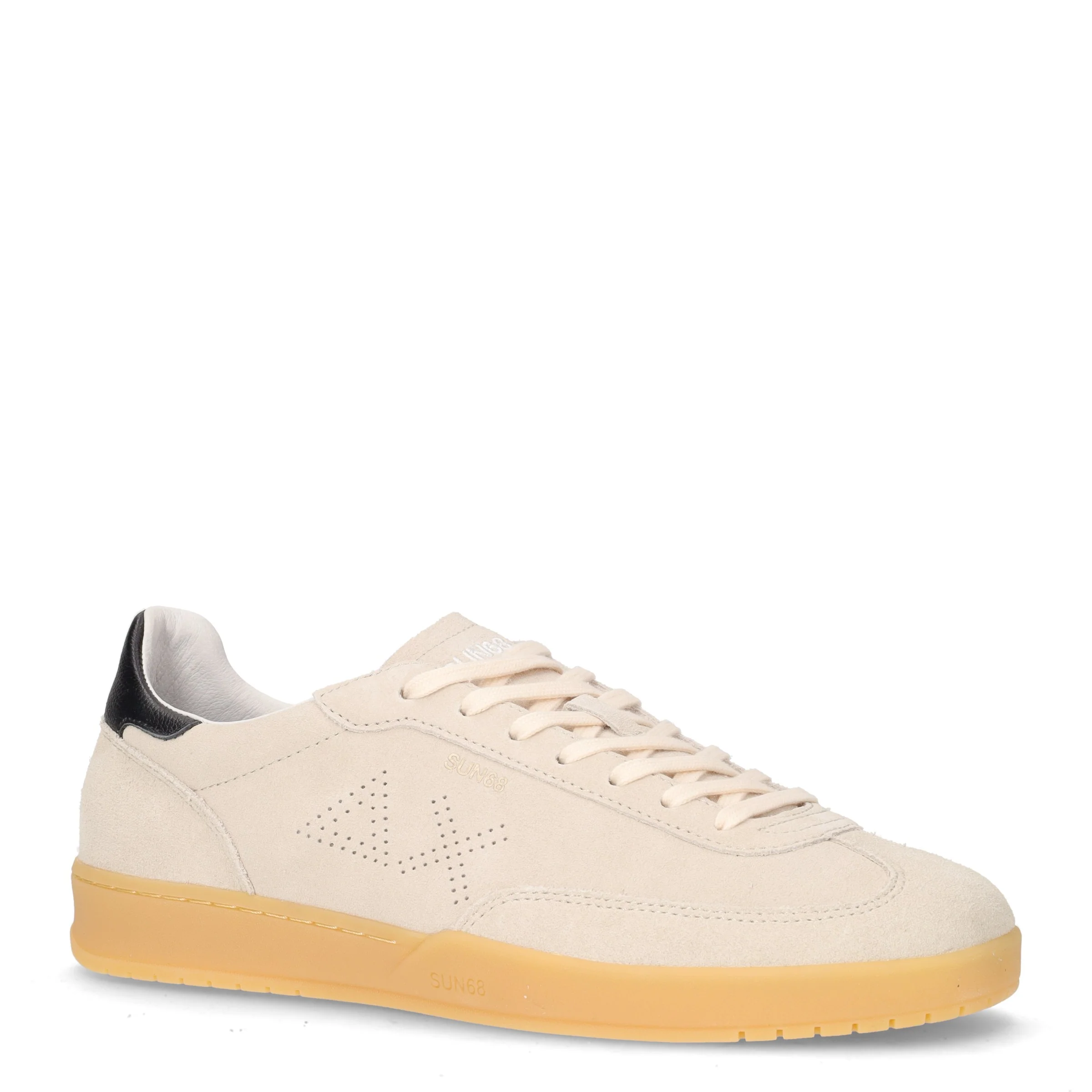 California Sun Suede sneaker in pelle bianco panna - Image 2