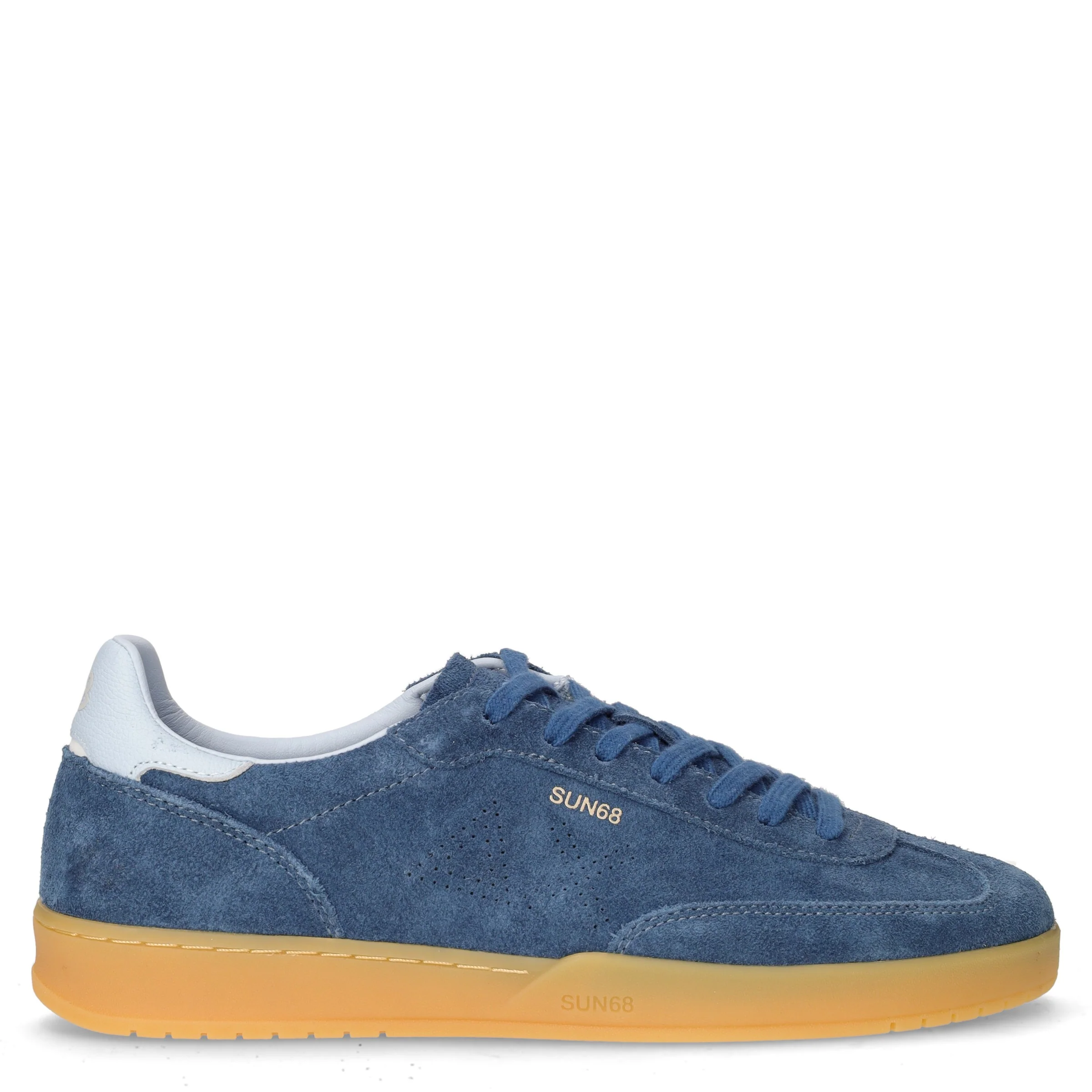 California Sun Suede Sneaker in pelle blu
