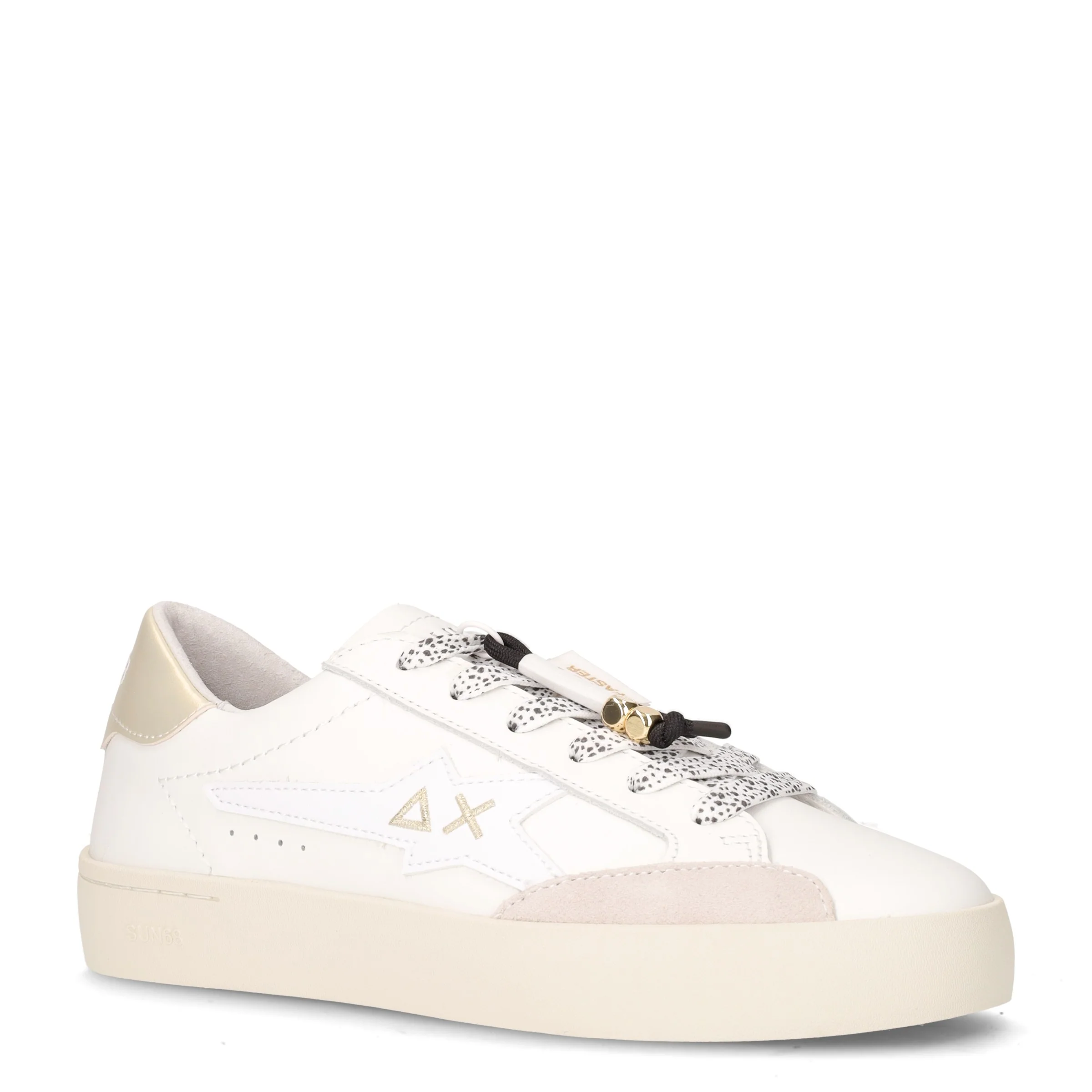 Katy Leather sneaker in pelle ed ecopelle bianco - Image 2