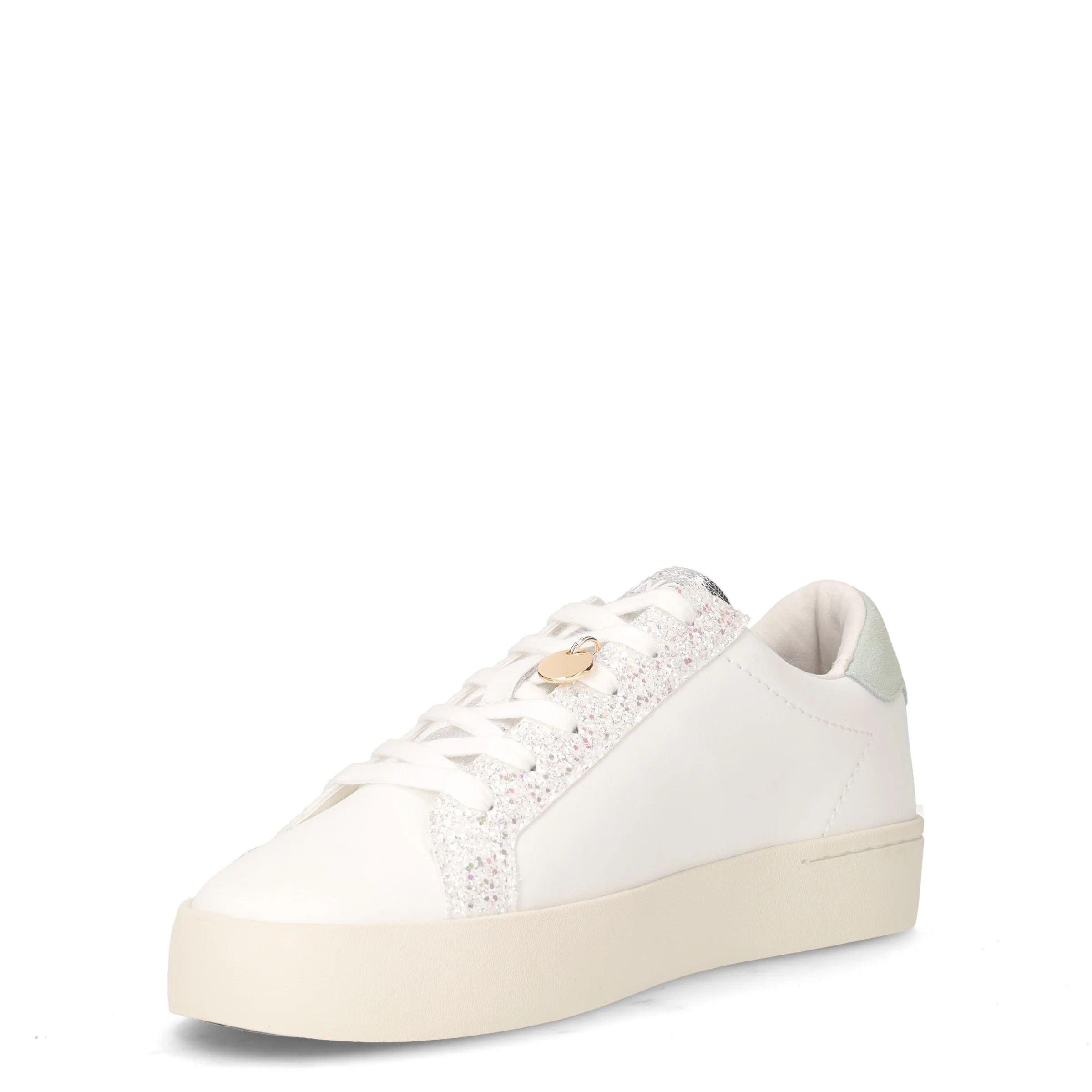 Katy sneaker ragazza in ecopelle e pelle bianco azzurro - Image 3