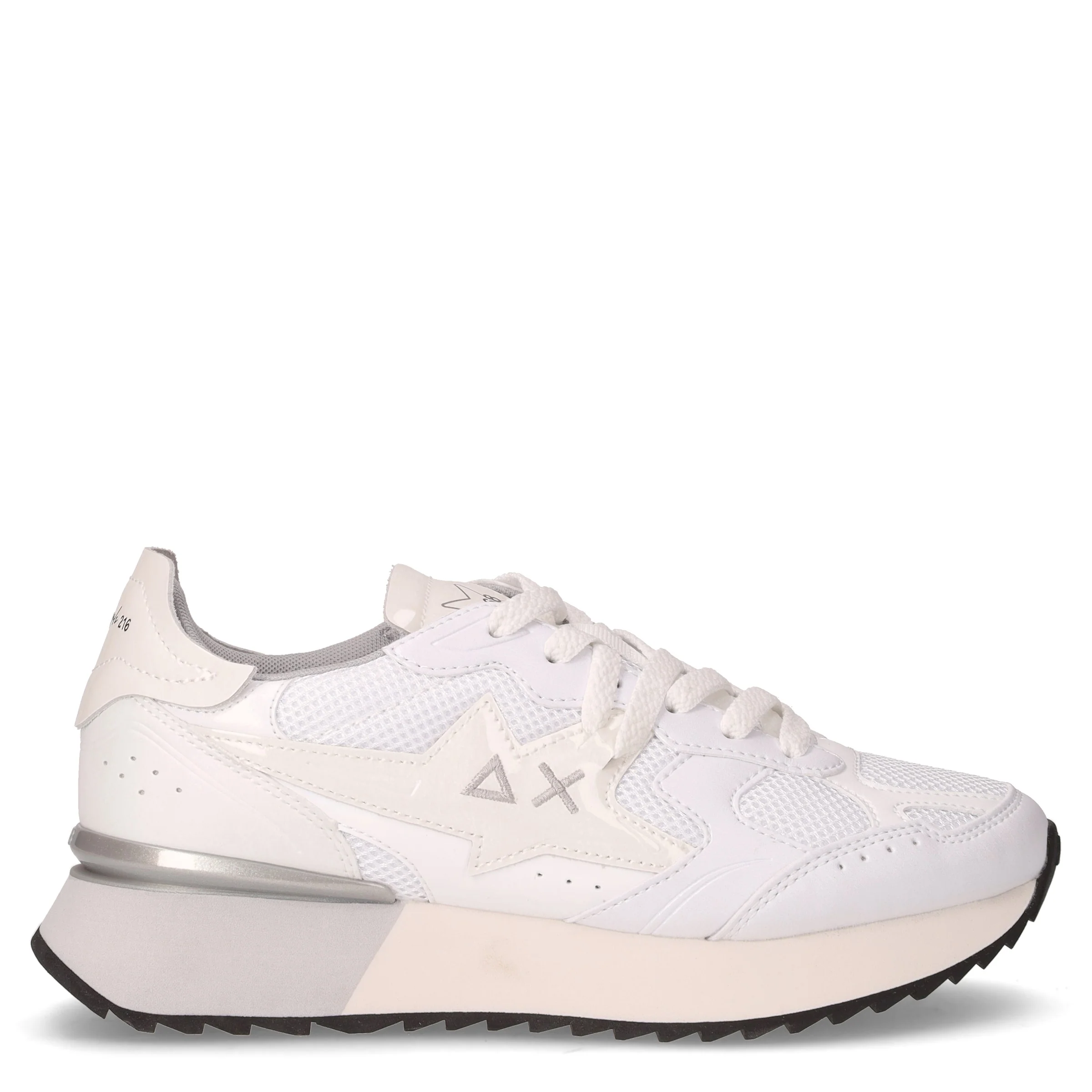 Stargirl Silver sneaker in tessuto ed ecopelle bianco