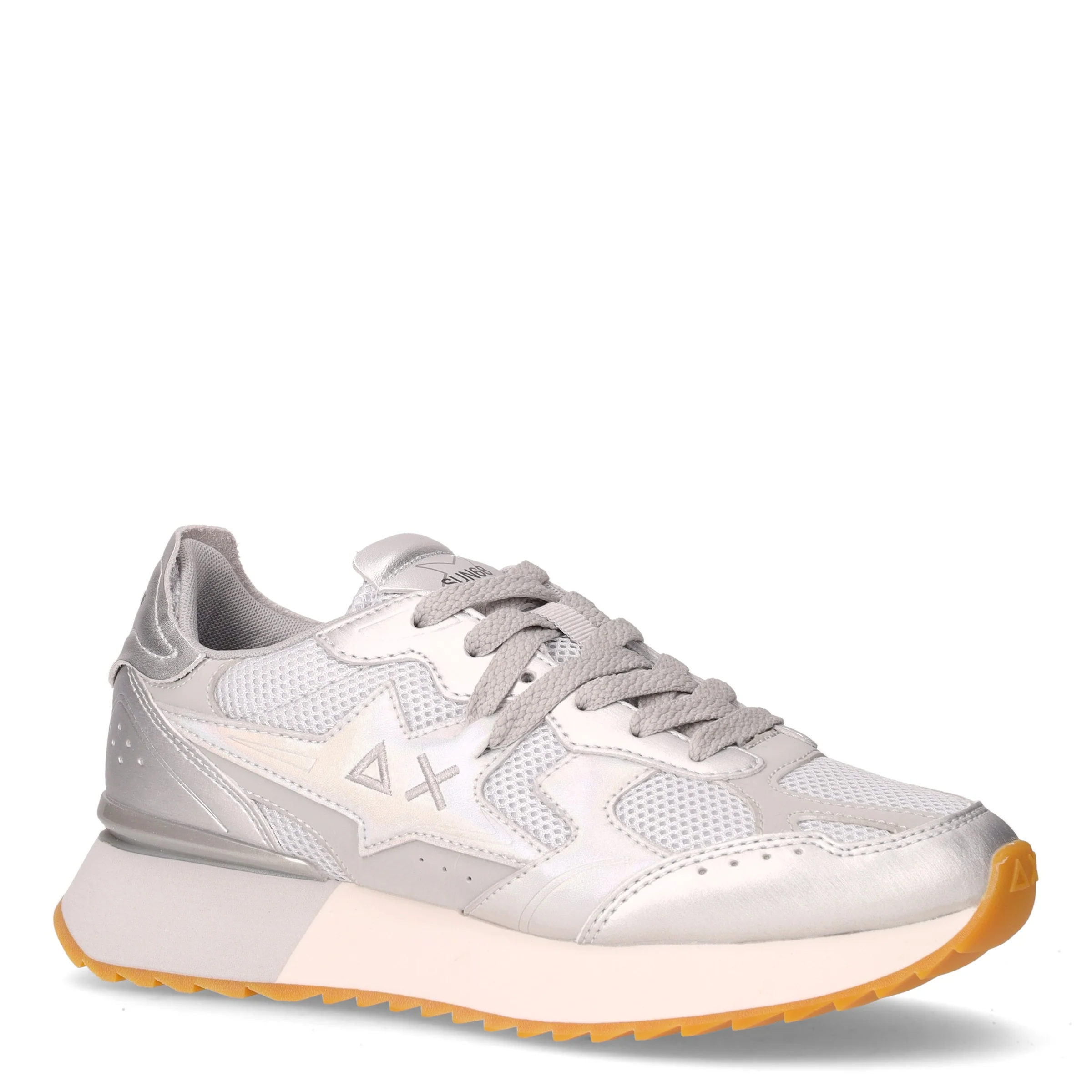 Starlight Silver sneaker in tessuto ed ecopelle argento - Image 2