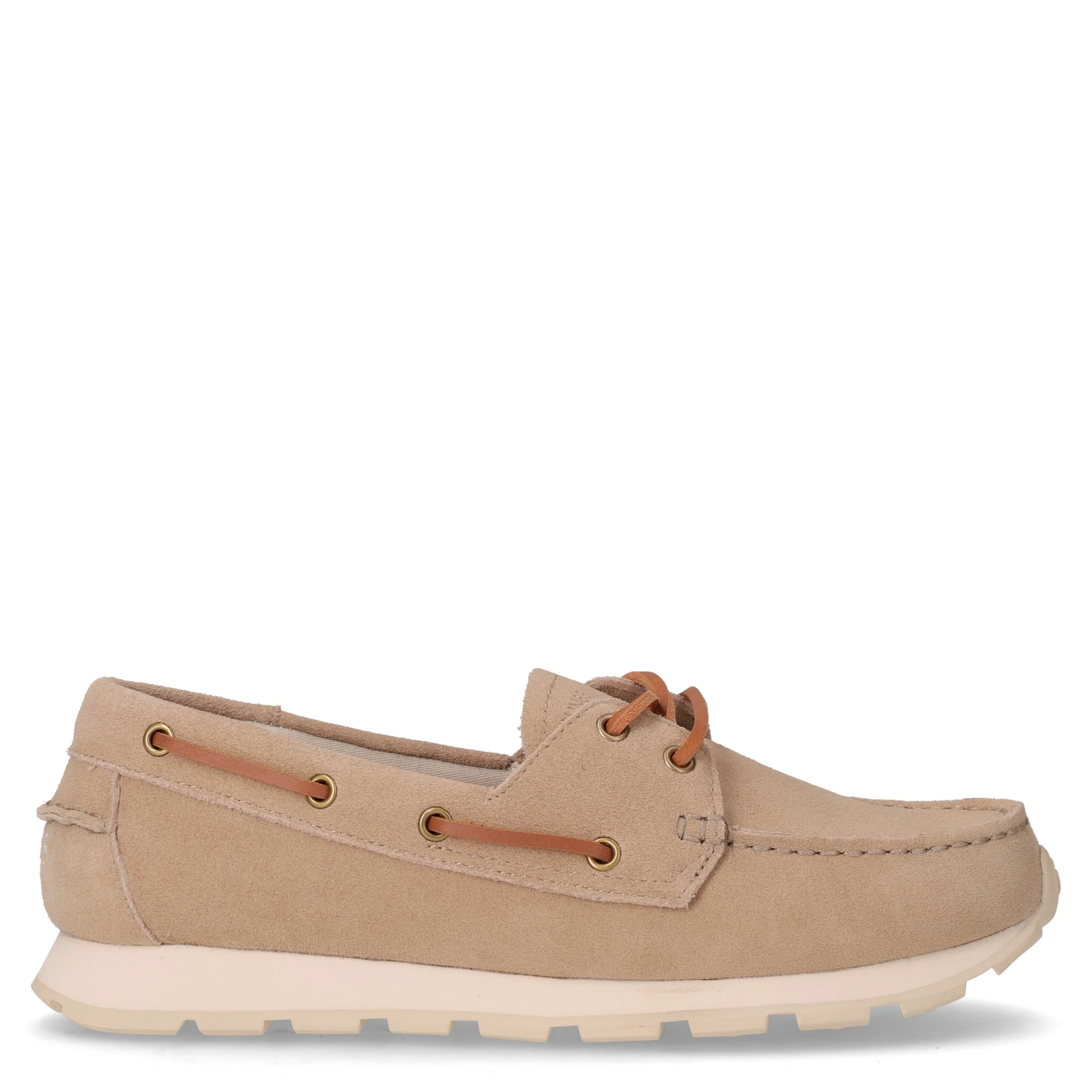 Tom Barca Suede stringata casual in pelle beige