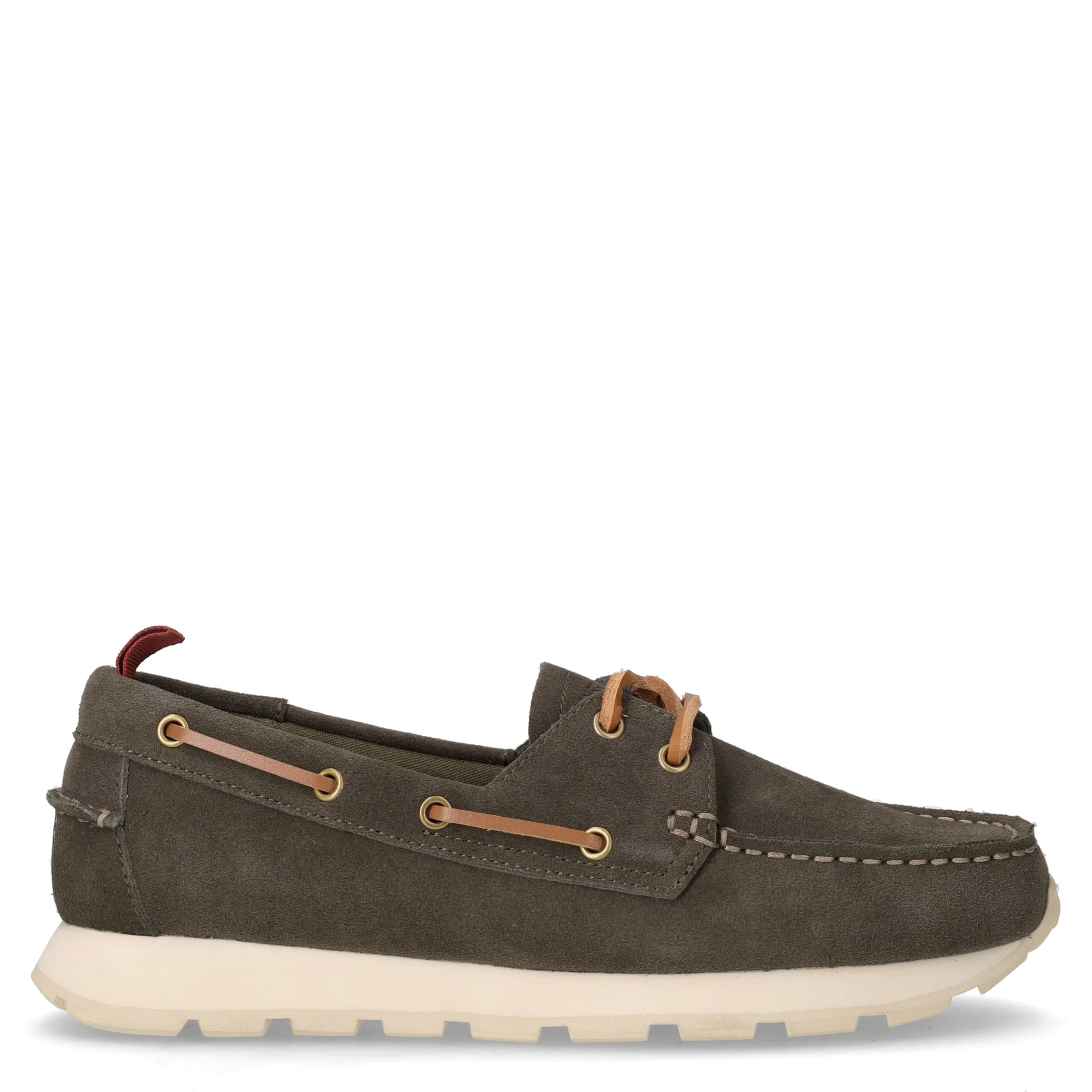 Tom Barca Suede stringata casual in pelle militare