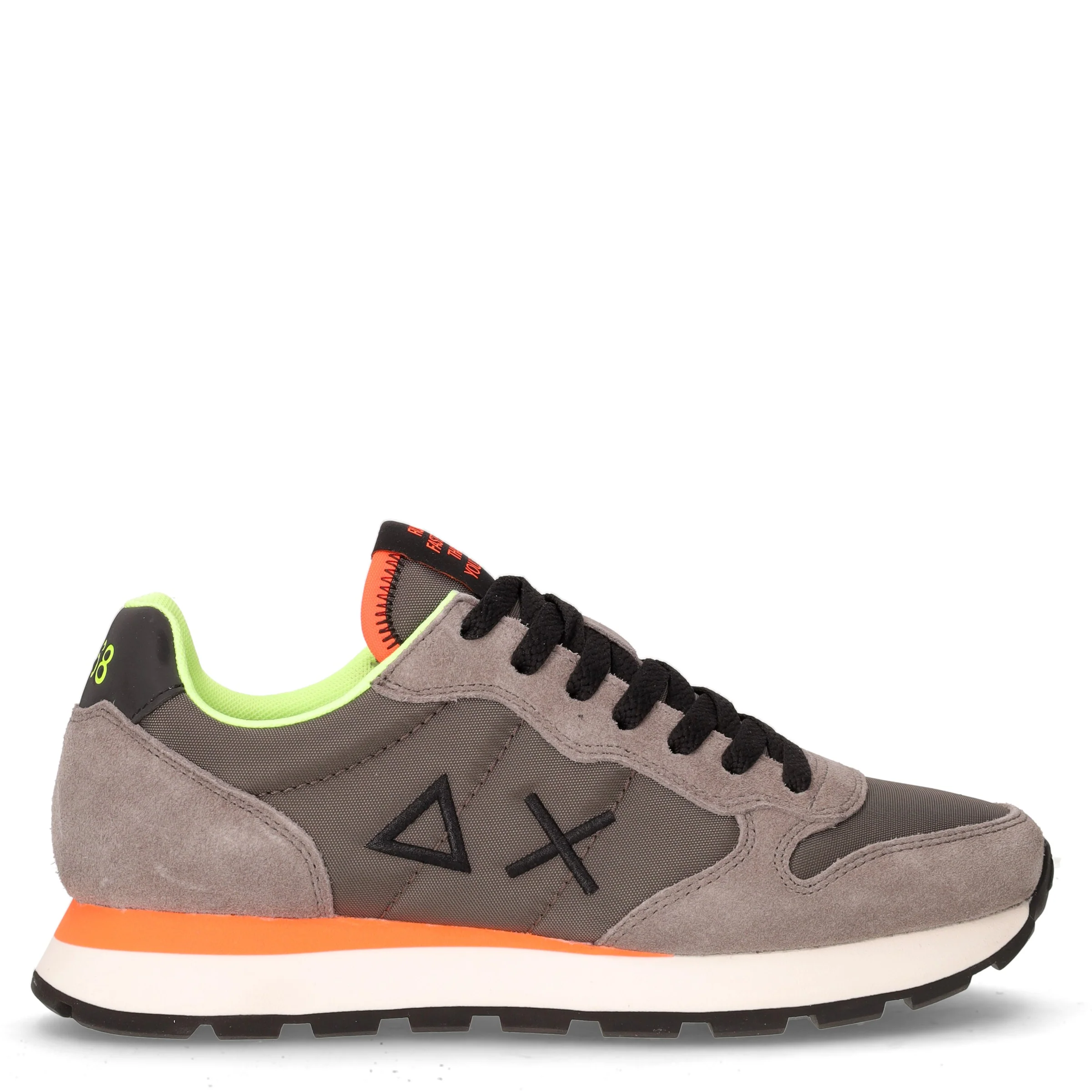 Tom Fluo sneaker in pelle e tessuto inchiostro - Image 4