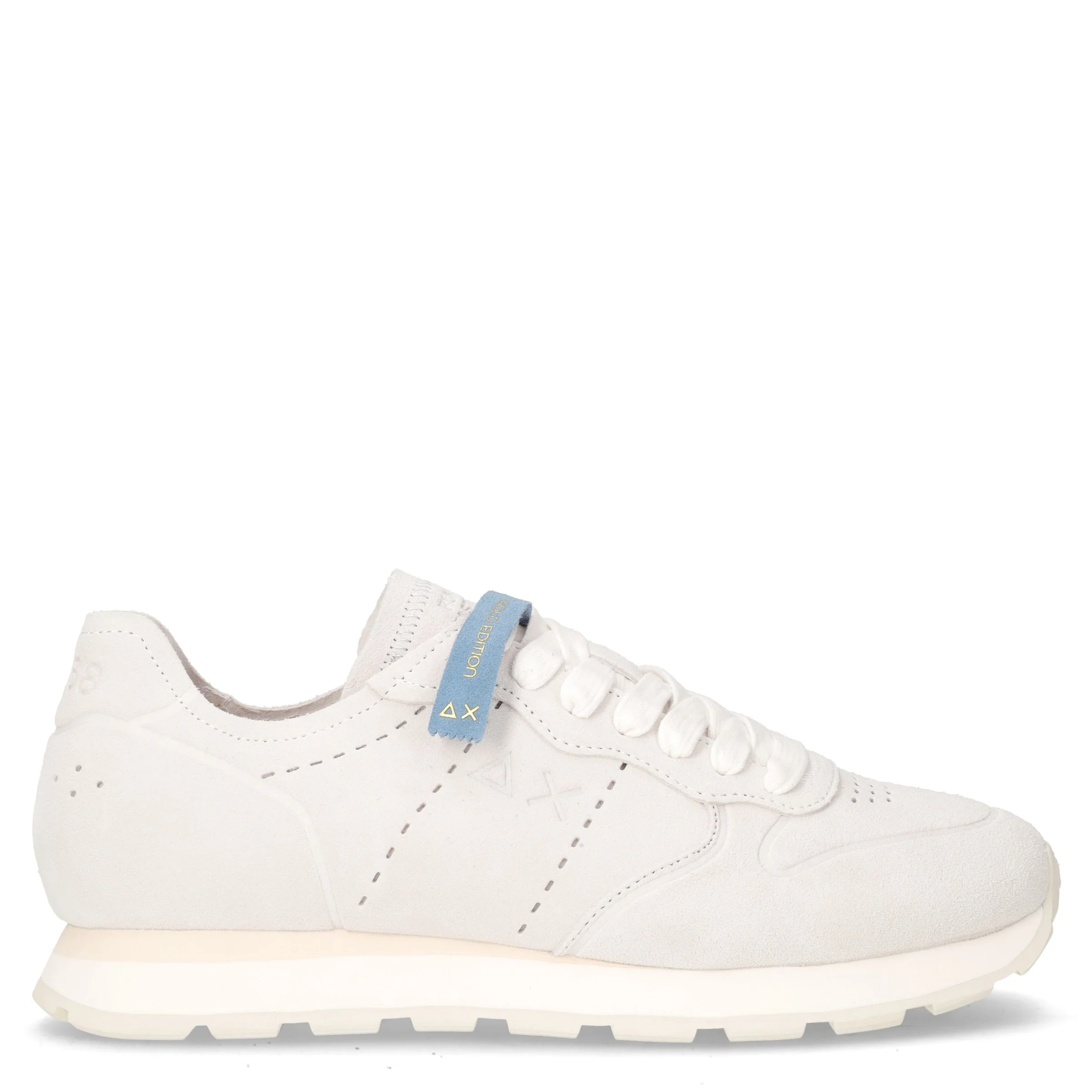 Tom Raw Edge sneaker in pelle bianco
