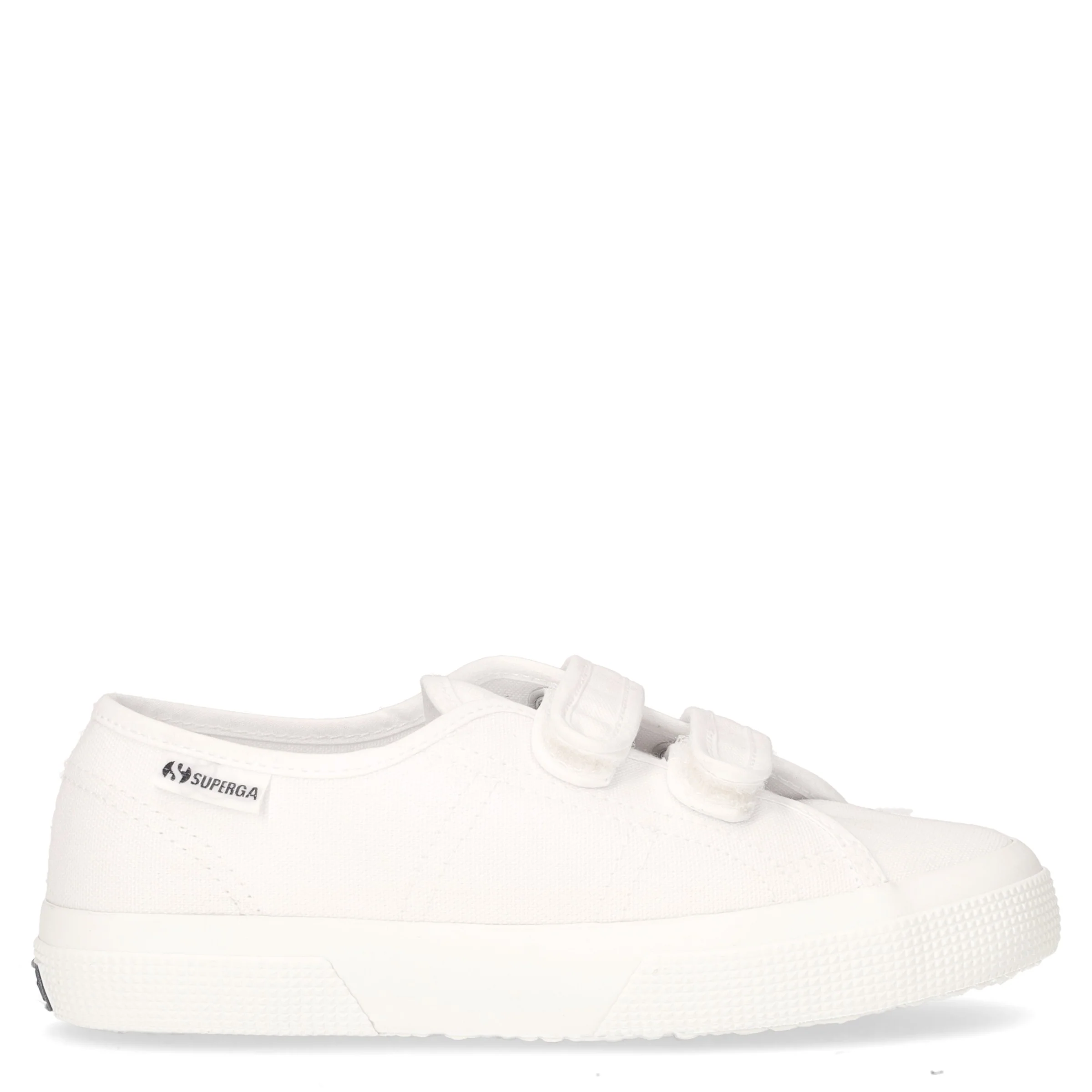 Sneaker bambino in tessuto bianco