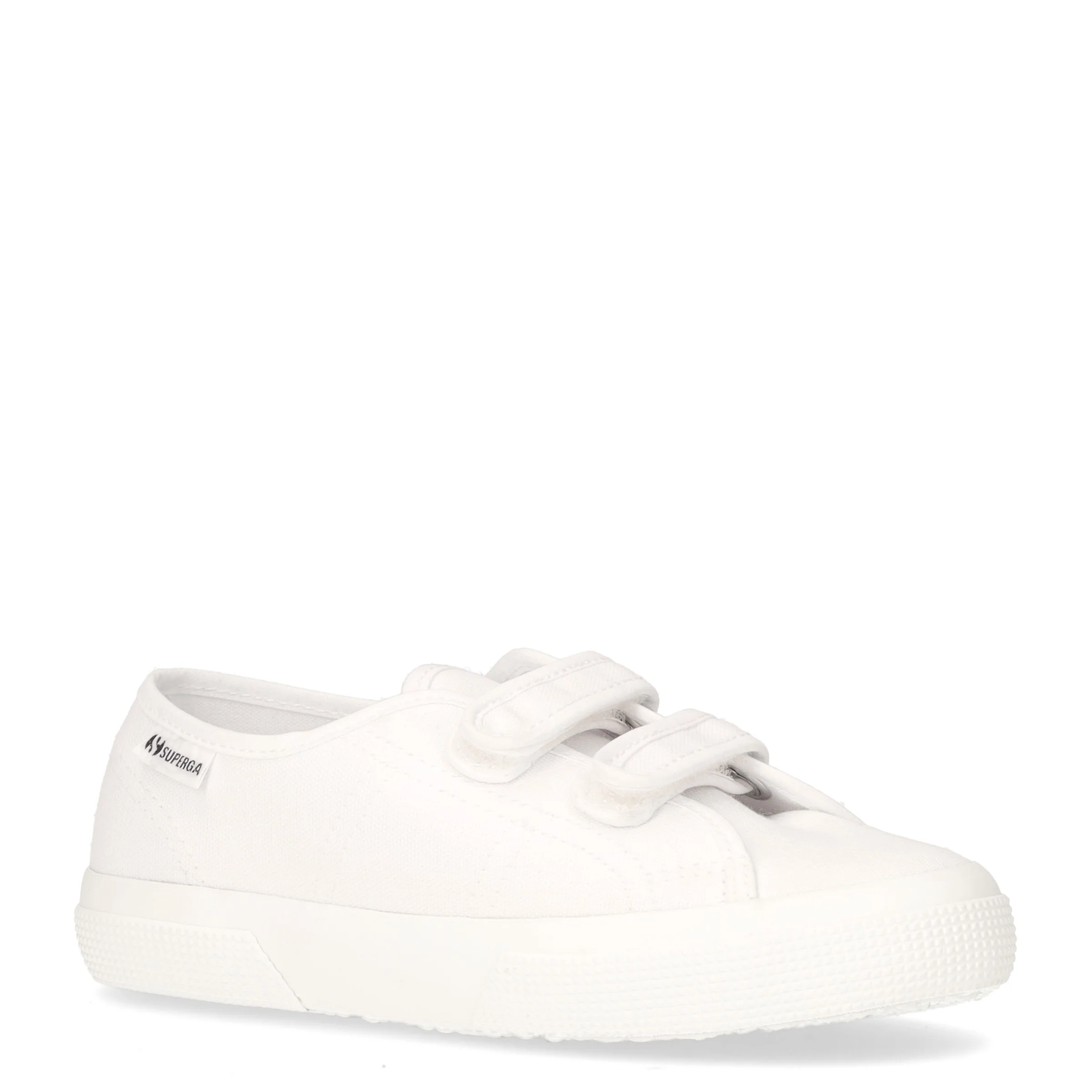 Sneaker bambino in tessuto bianco - Image 2