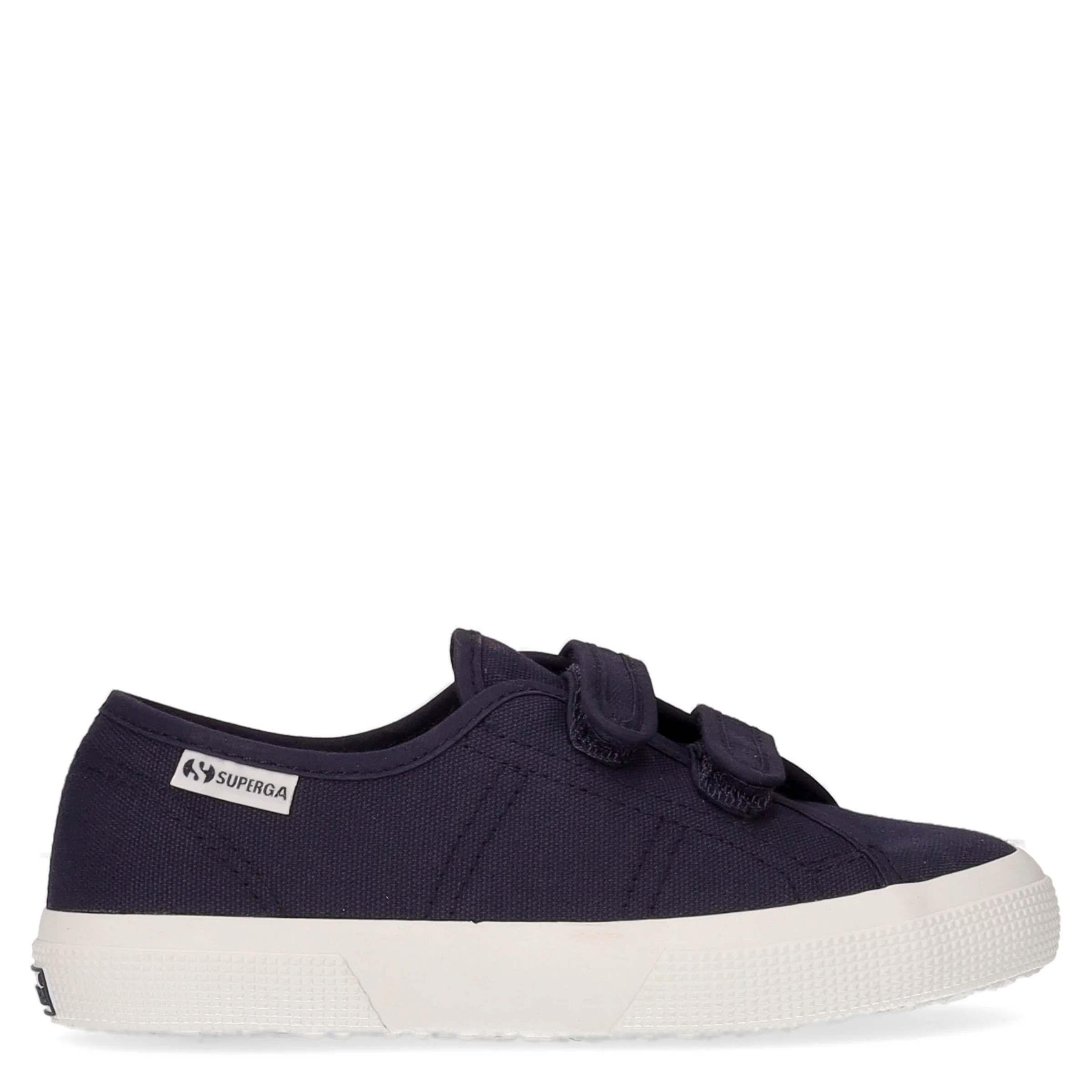 Sneaker con strappi da bambino navy white