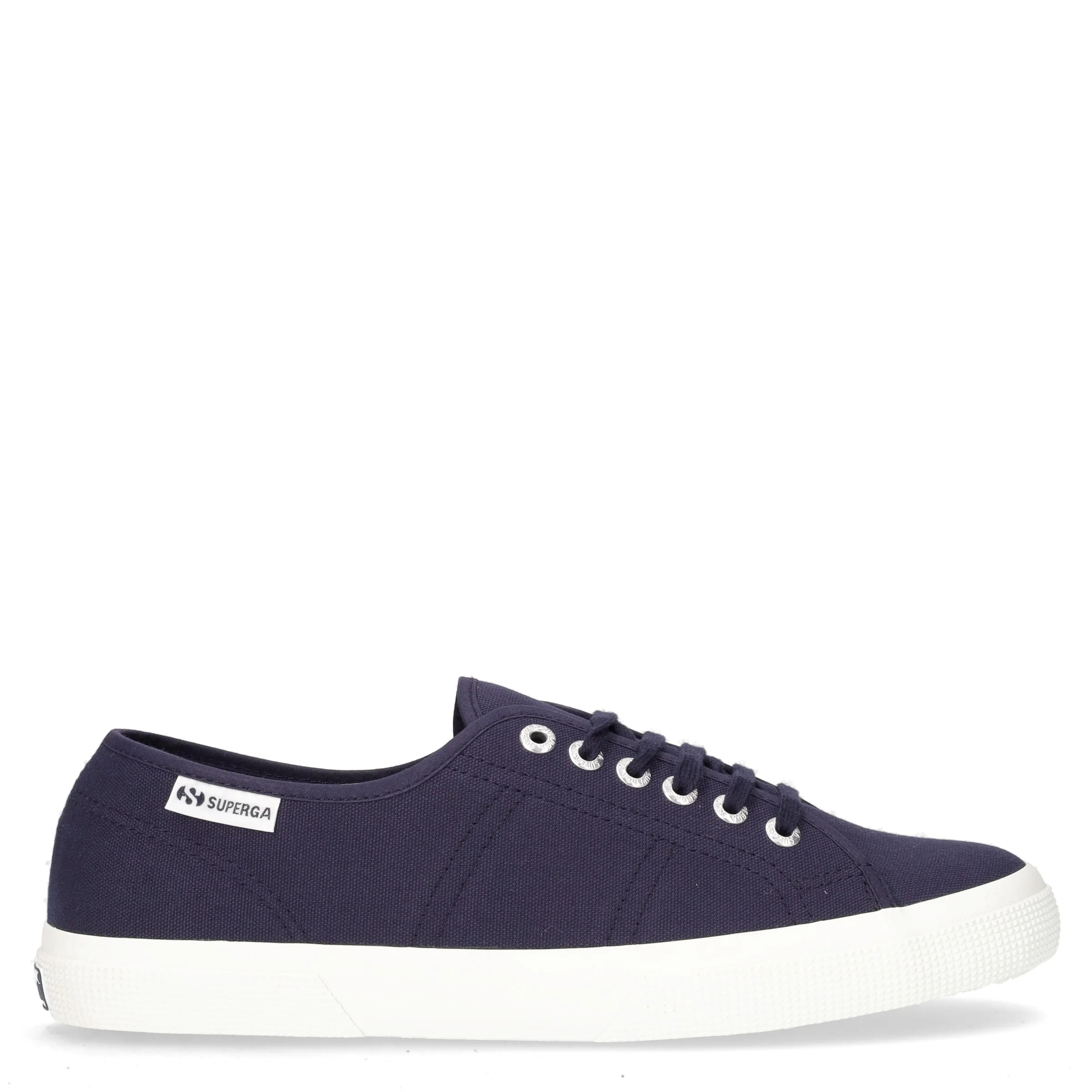 Sneaker in tessuto navy bianco