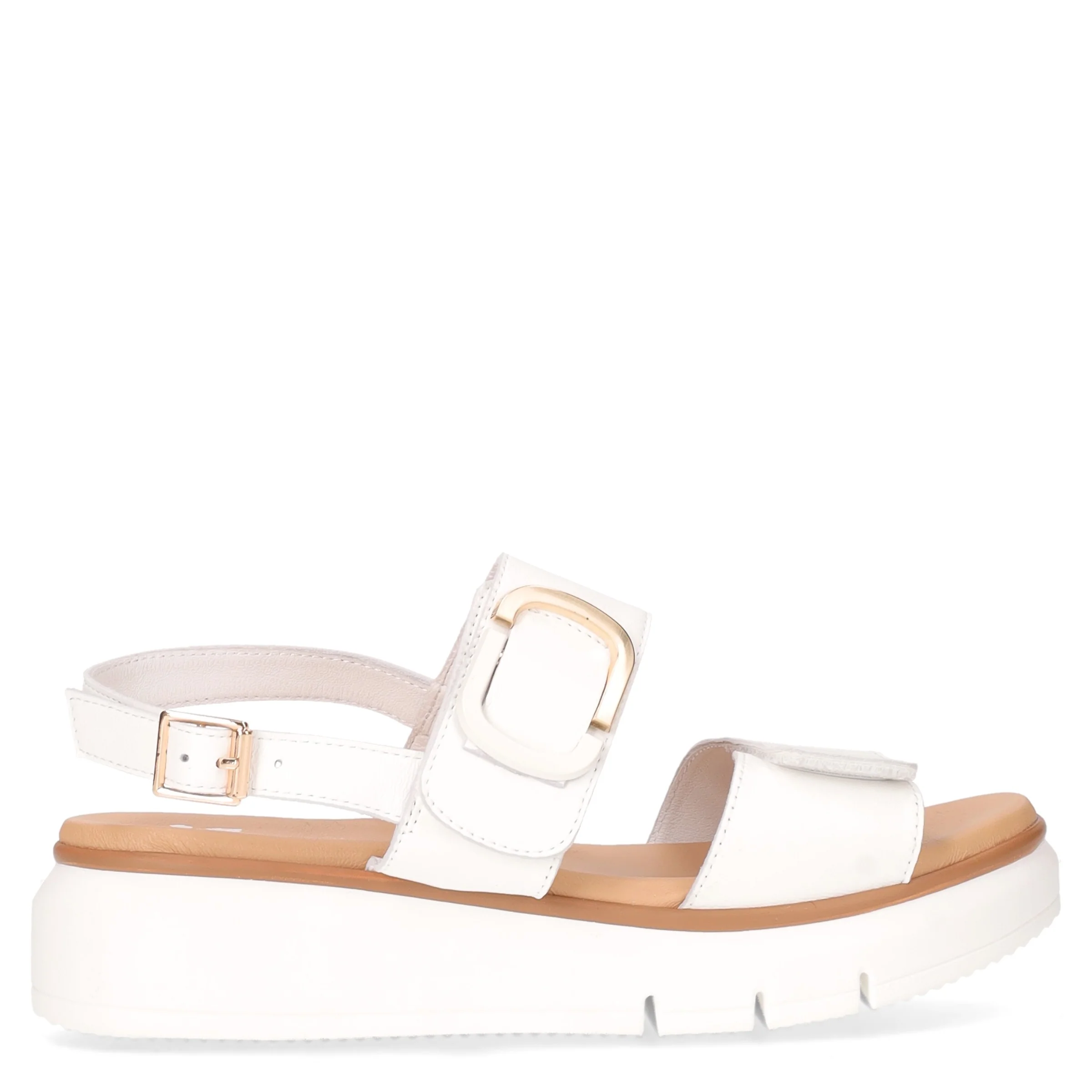 Sandalo con platform bianco