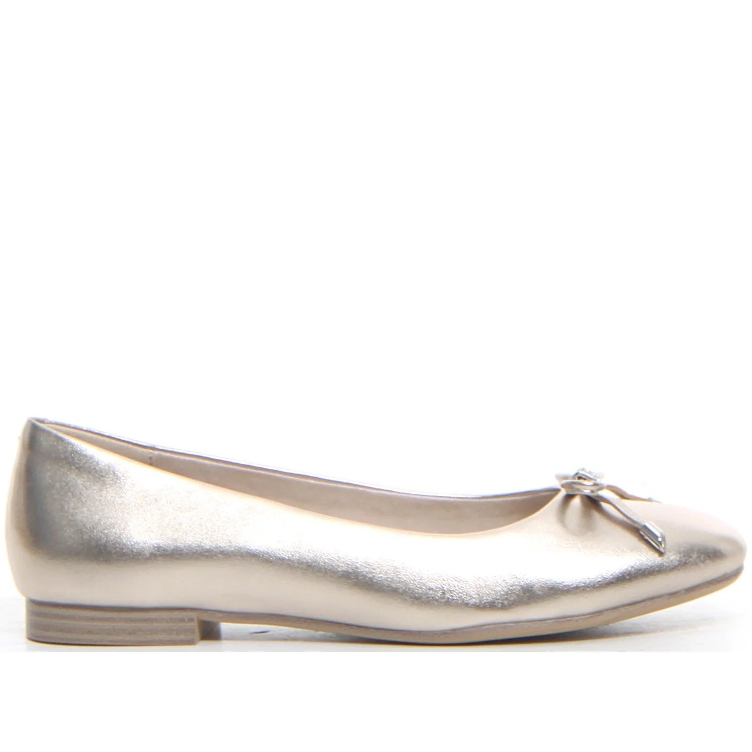 Ballerina con fiocco light gold