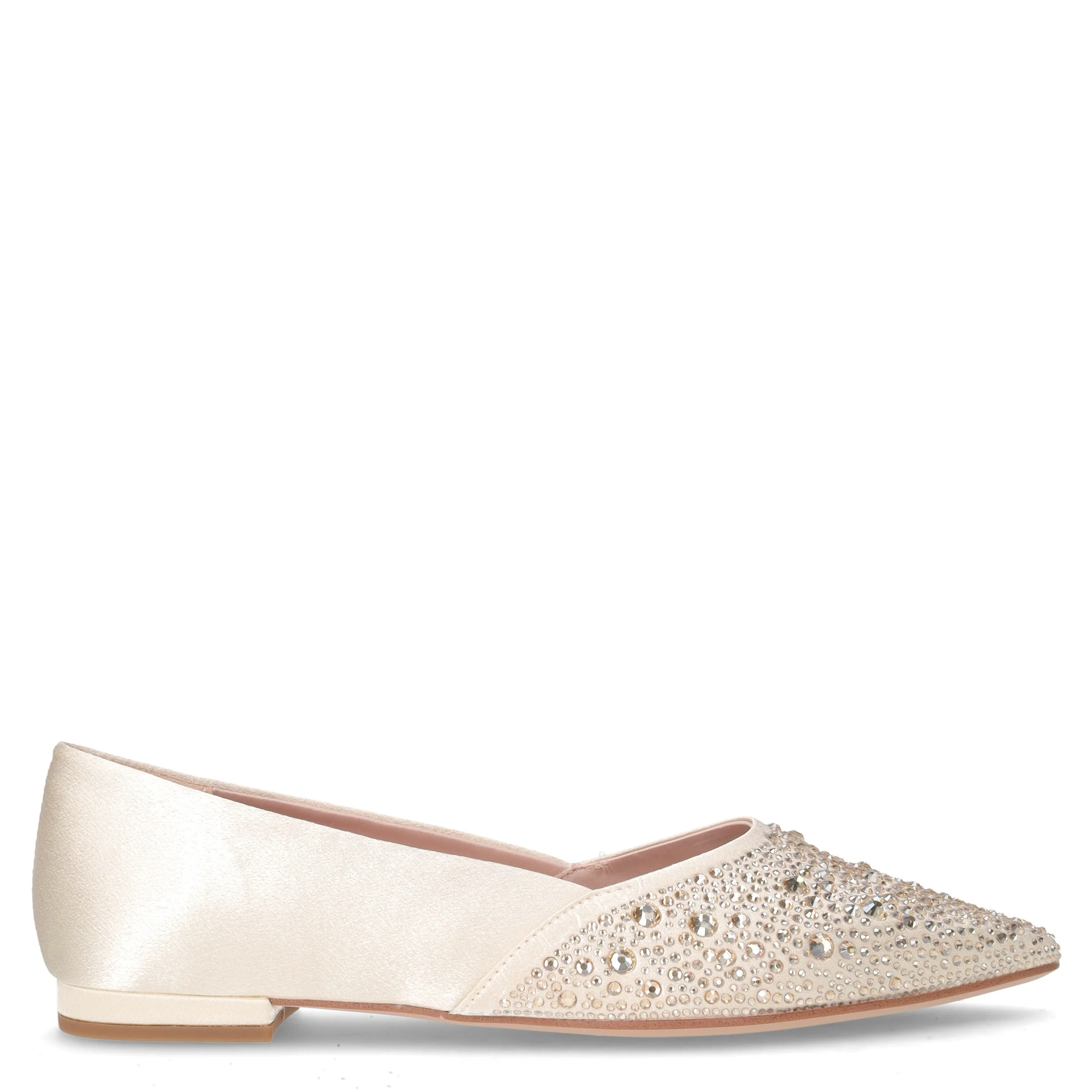 Ballerina in ecopelle perla