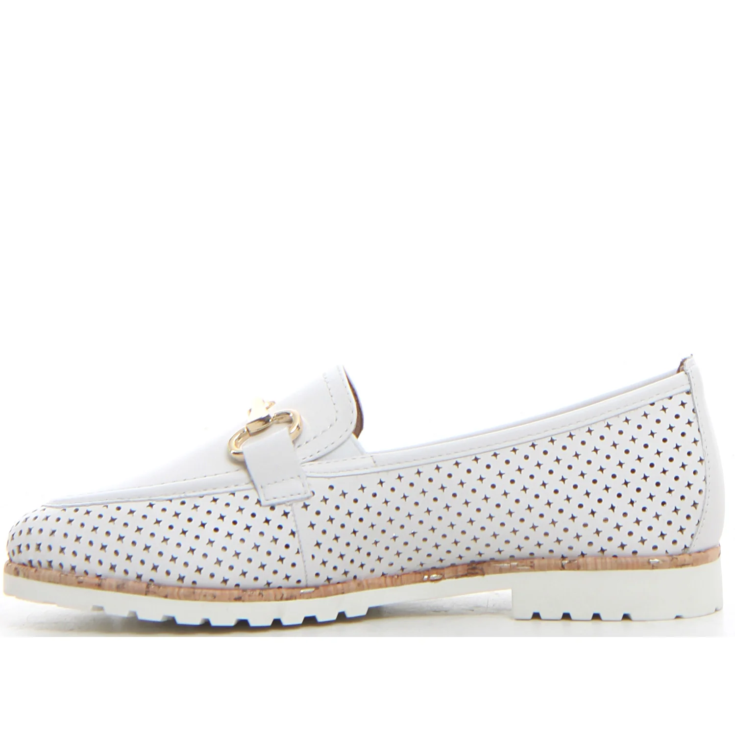 Mocassino traforato con staffa white - Image 2