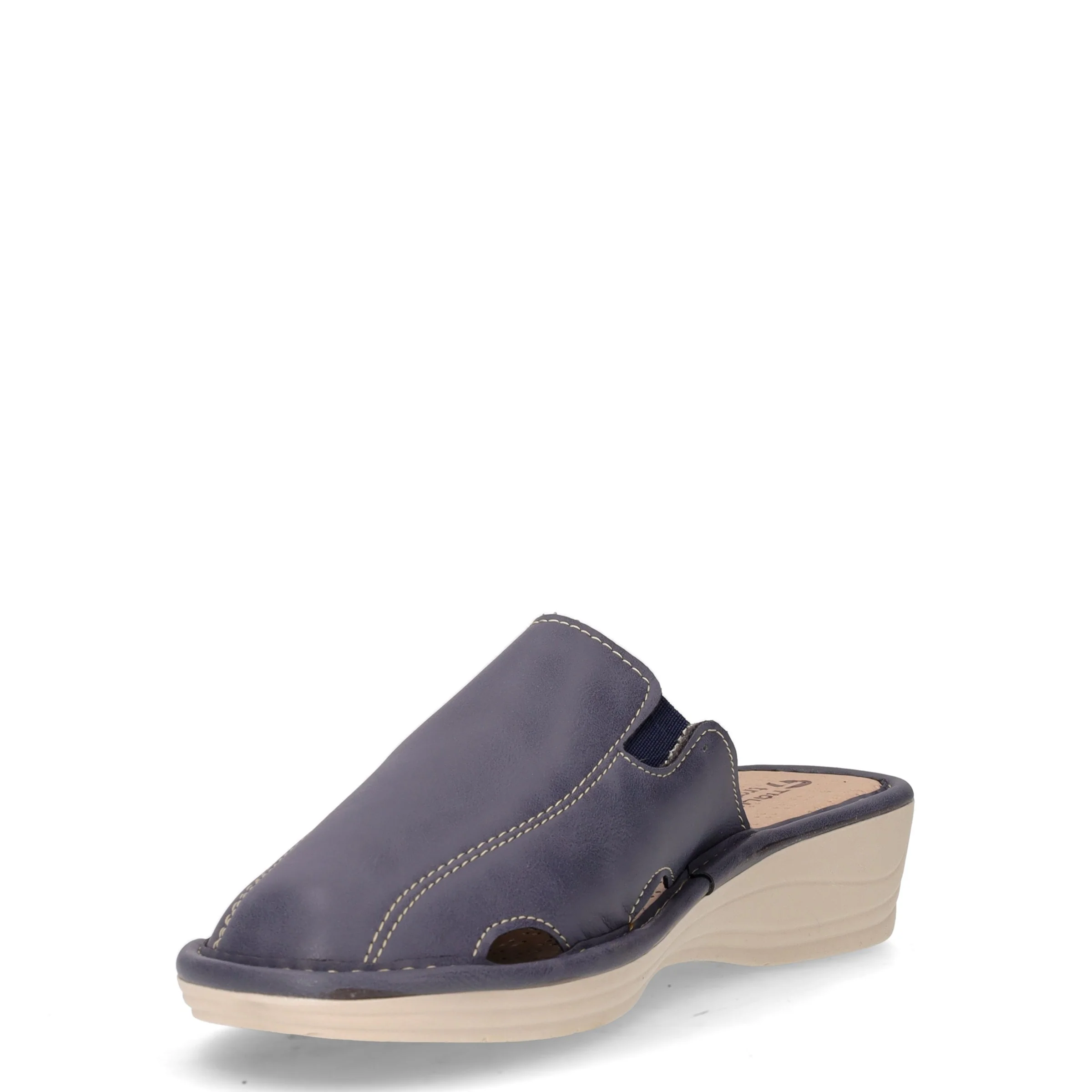 Ciabatta in ecopelle blu - Image 3