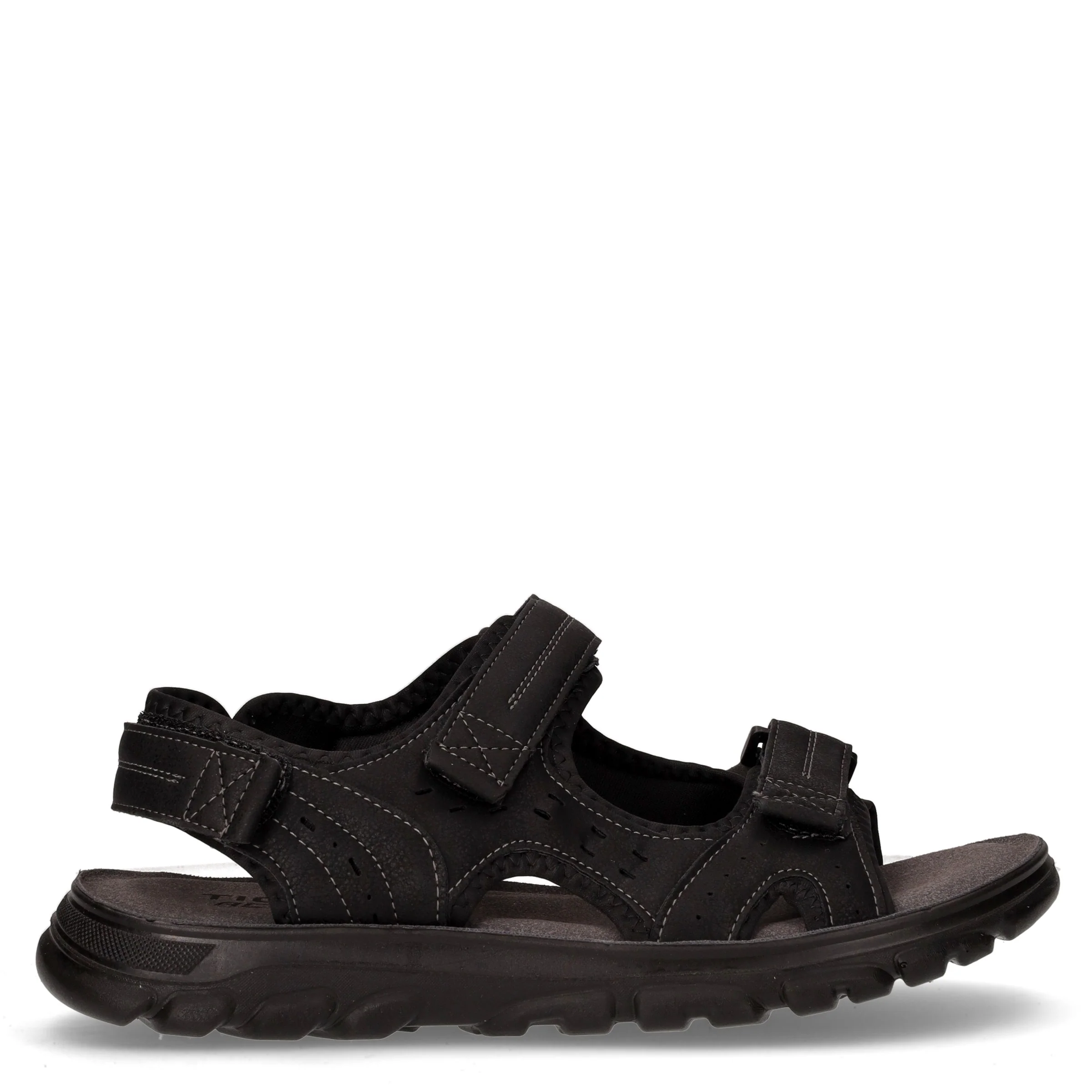 Sandalo sportivo in ecopelle nero