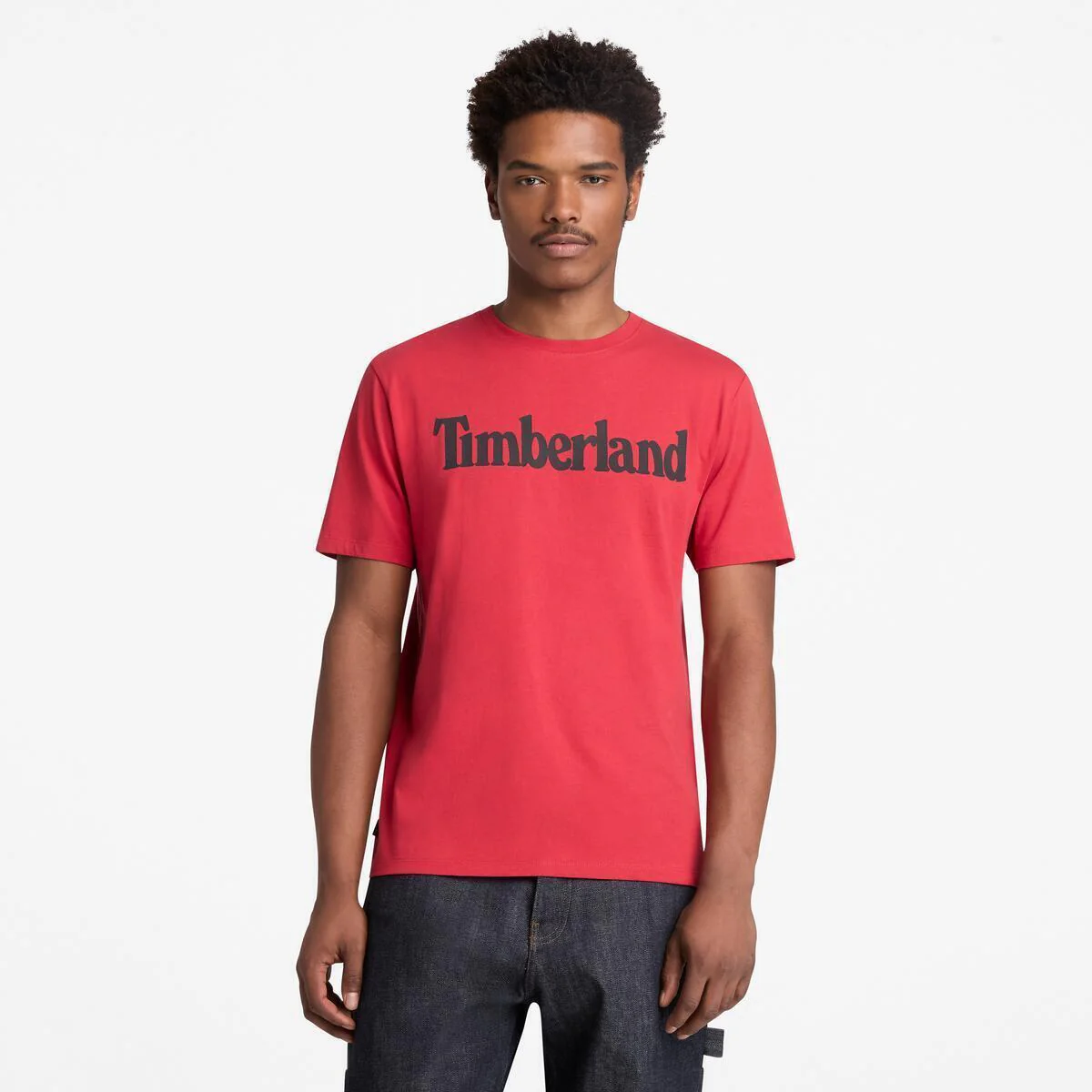 NORTHWOOD WORDMARK LOGO SHORT t-shirt in cotone rosso