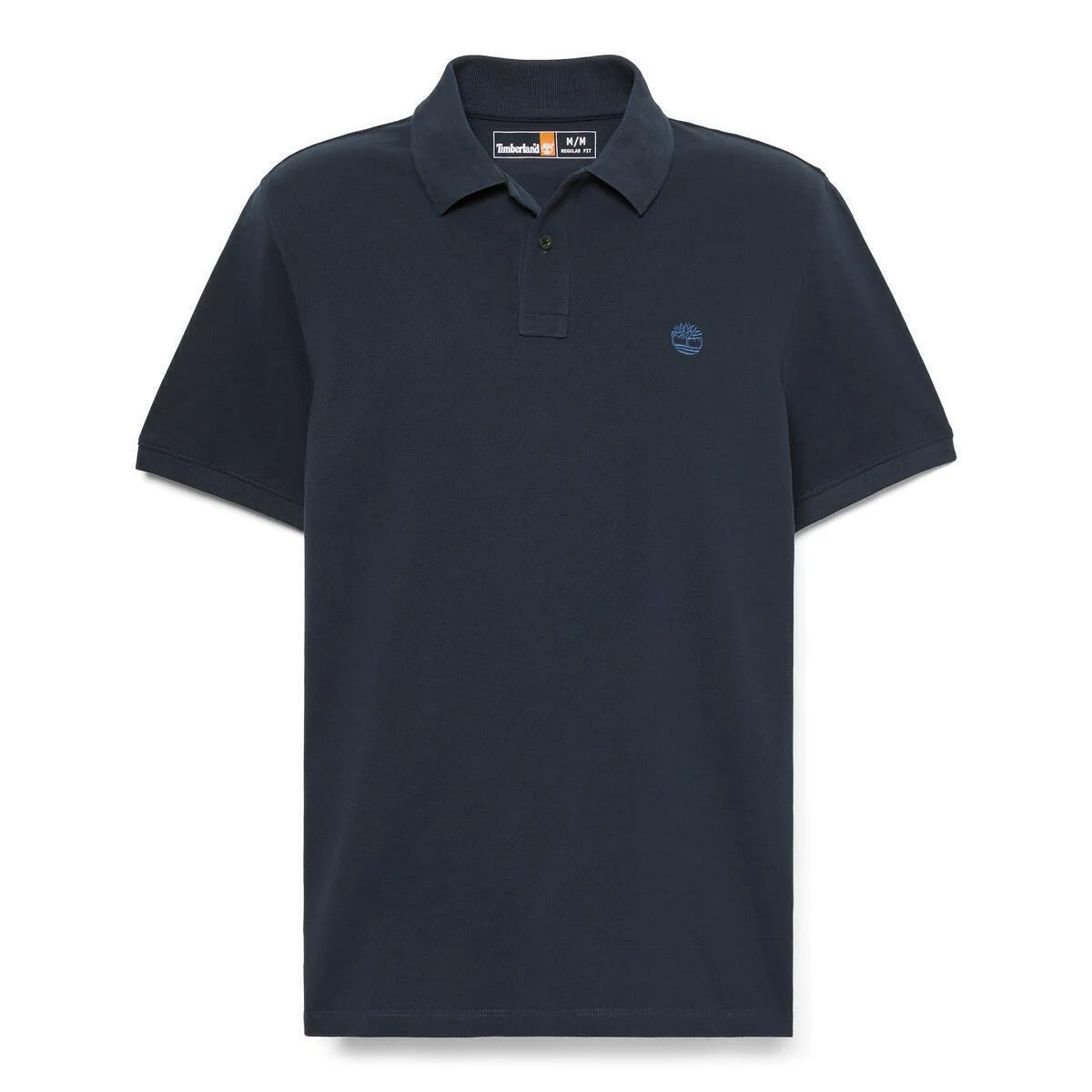 OYSTER RIVER LOGO CHEST LOGO polo in cotone manica corta blu scuro - Image 3