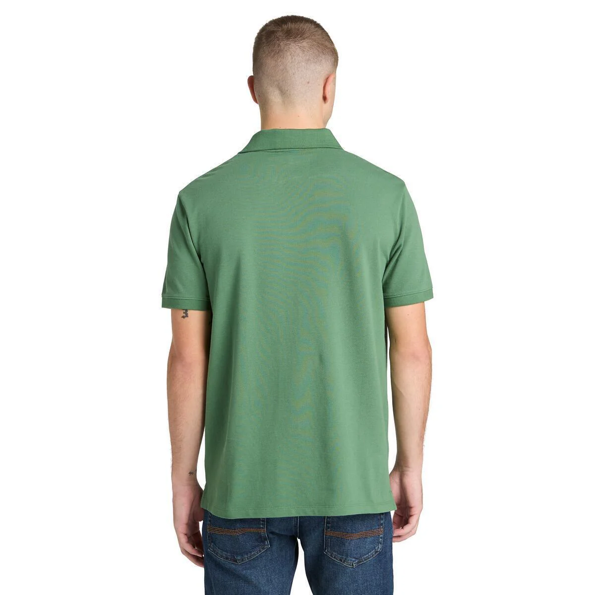 OYSTER RIVER LOGO CHEST LOGO polo in cotone manica corta verde mirto - Image 2