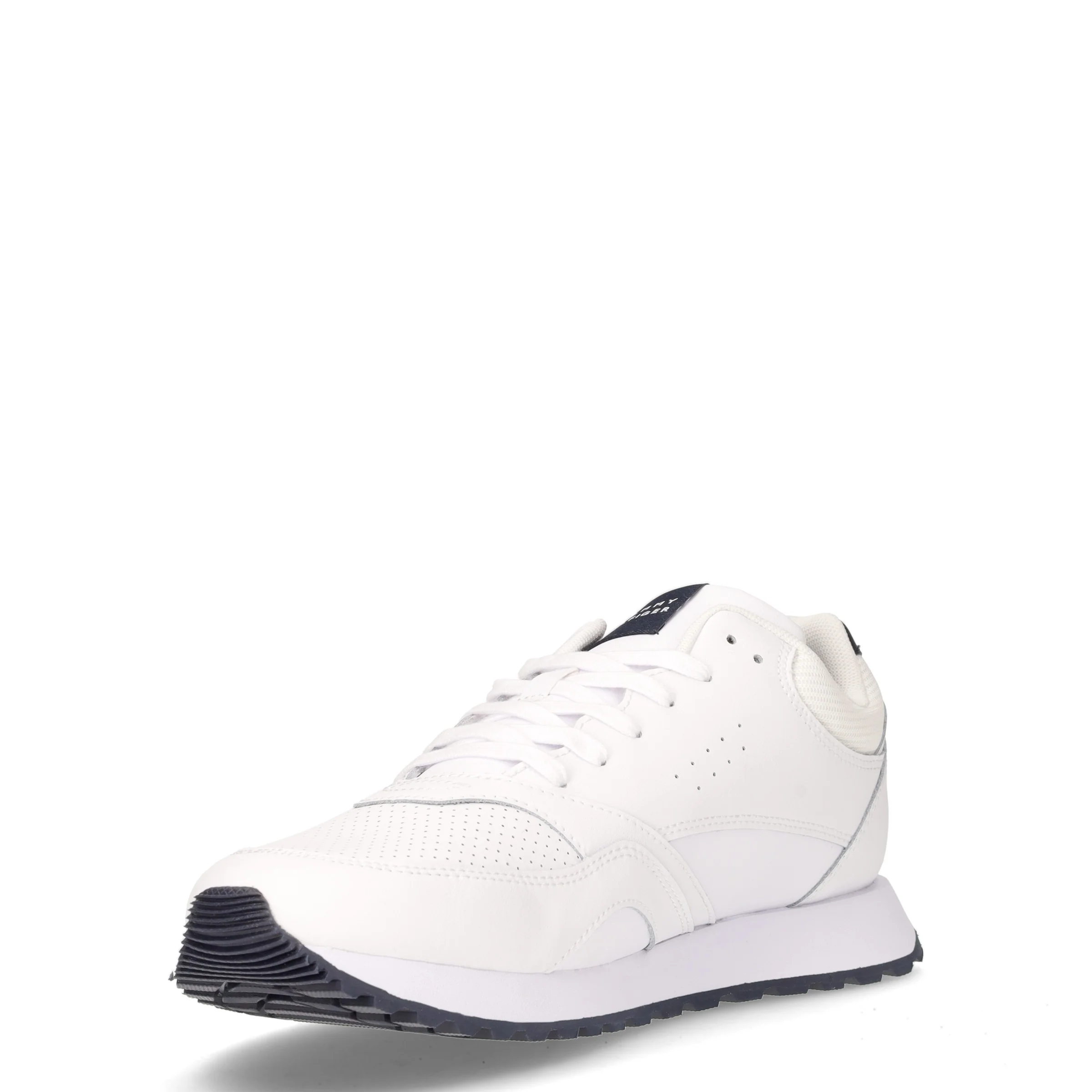 New Runner sneaker in pelle ed ecopelle bianco - Image 3
