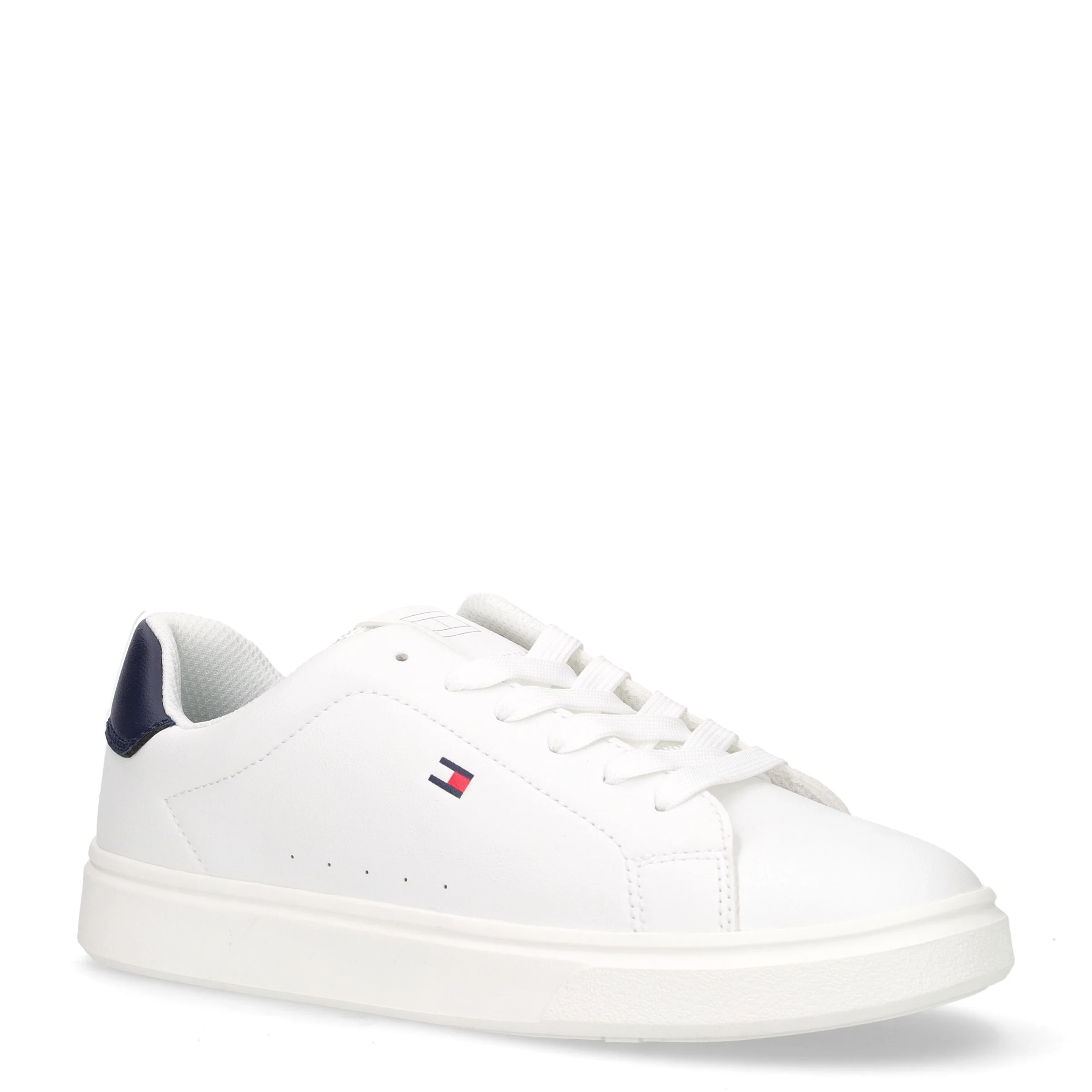 Sneaker in ecopelle bambino bianco blu - Image 2