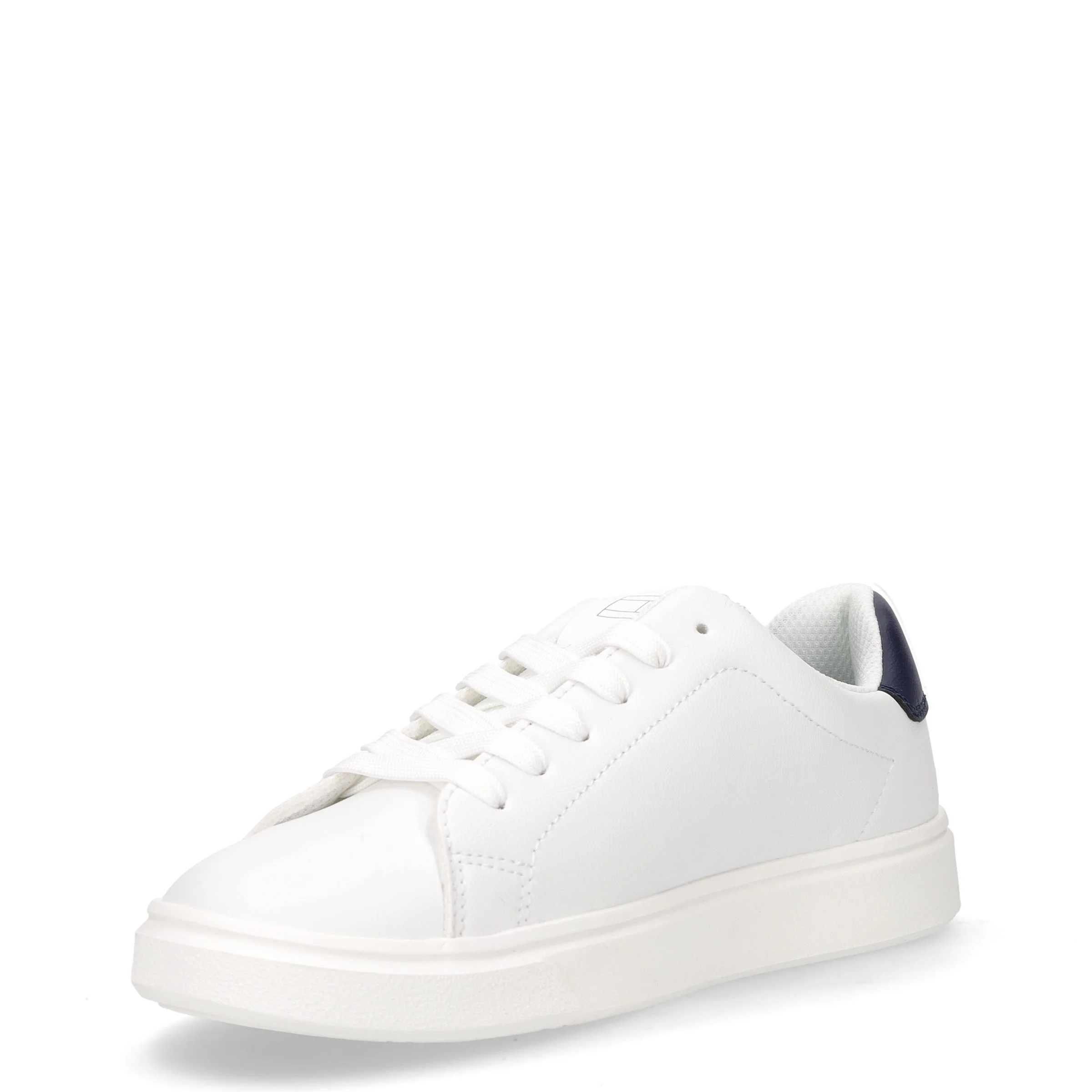 Sneaker in ecopelle bambino bianco blu - Image 3