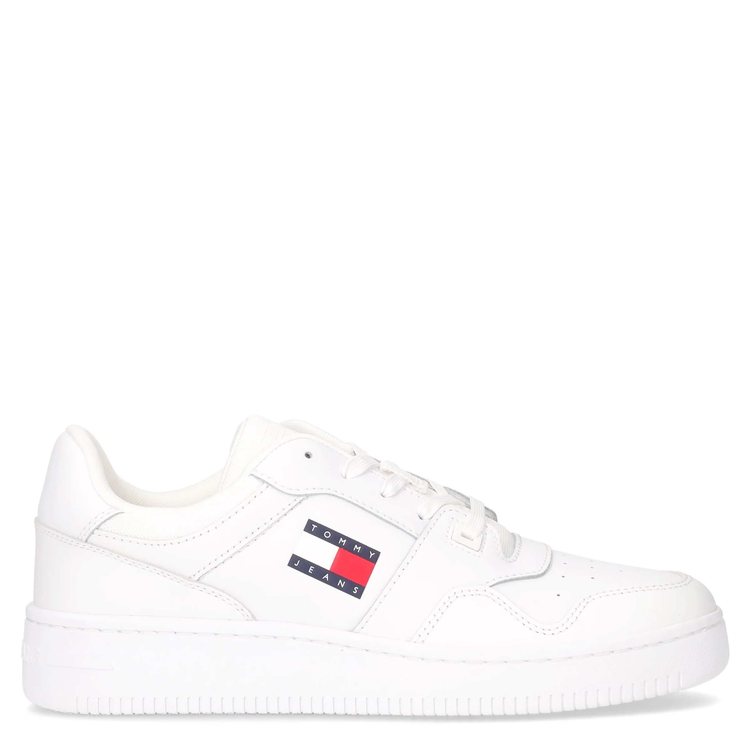 TJM retro basket essential sneaker bianco