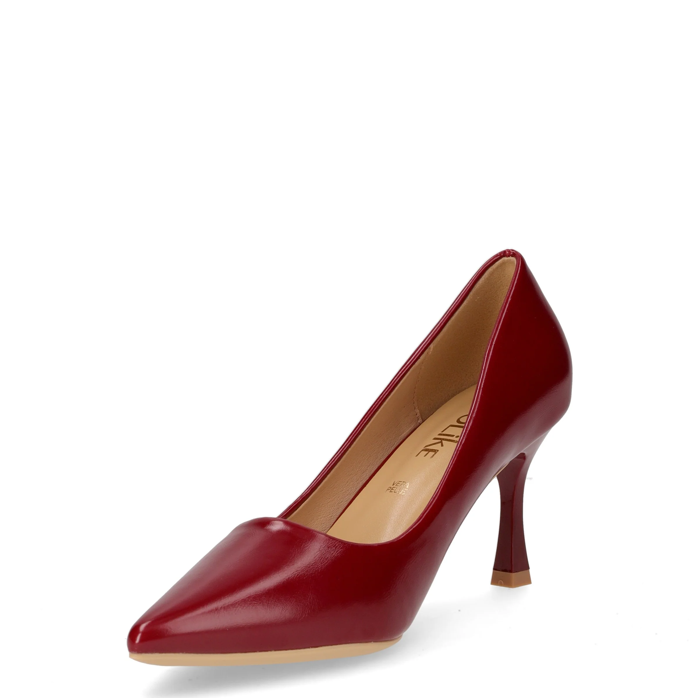 Decolletè un ecopelle bordeaux - Image 3