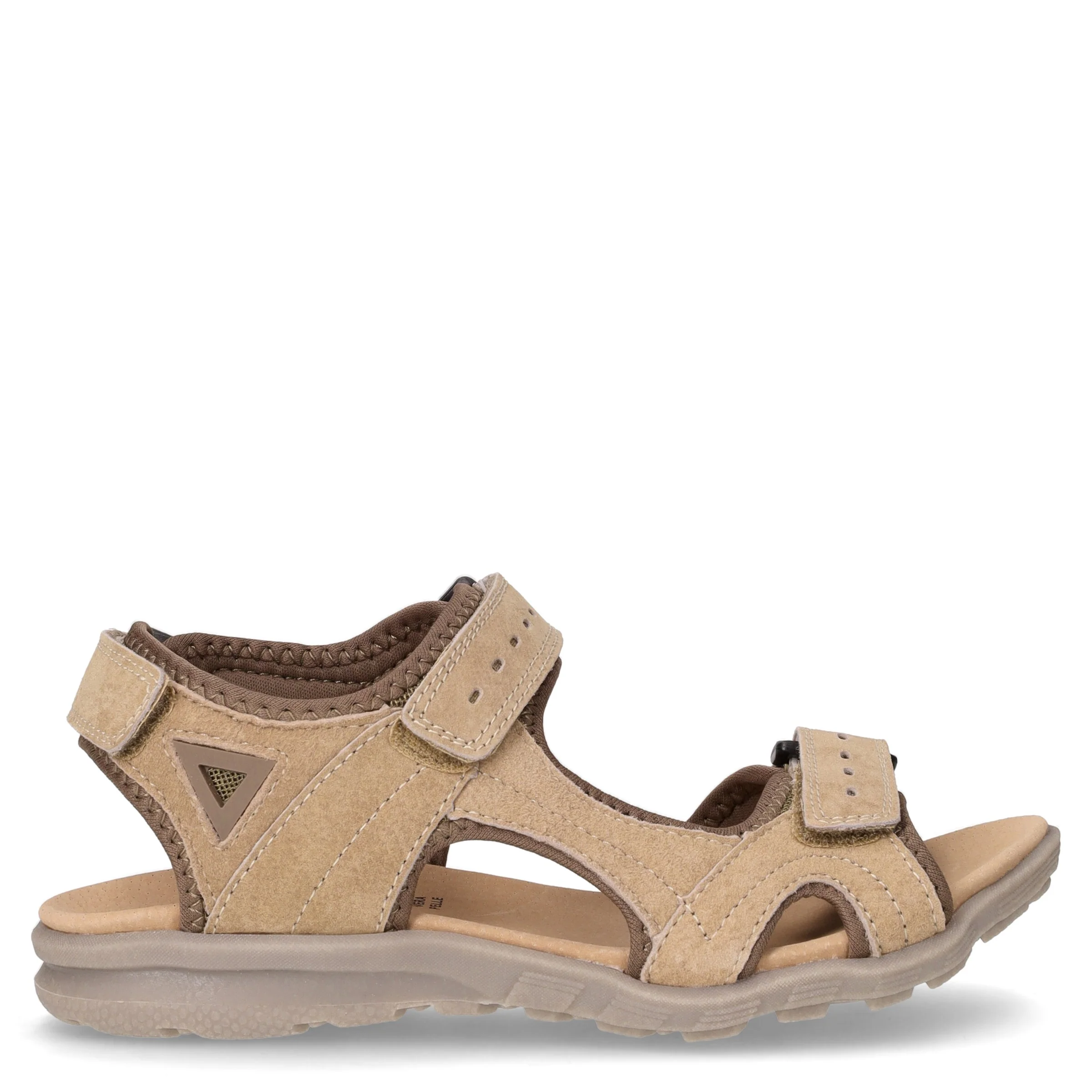 Sandalo sportivo in pelle kaki
