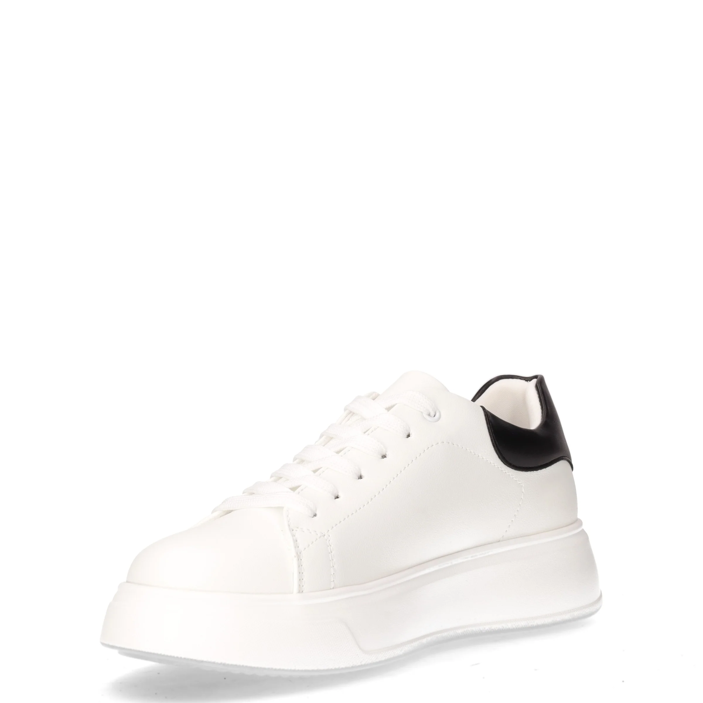 Sneaker in ecopelle con platform bianco - Image 3