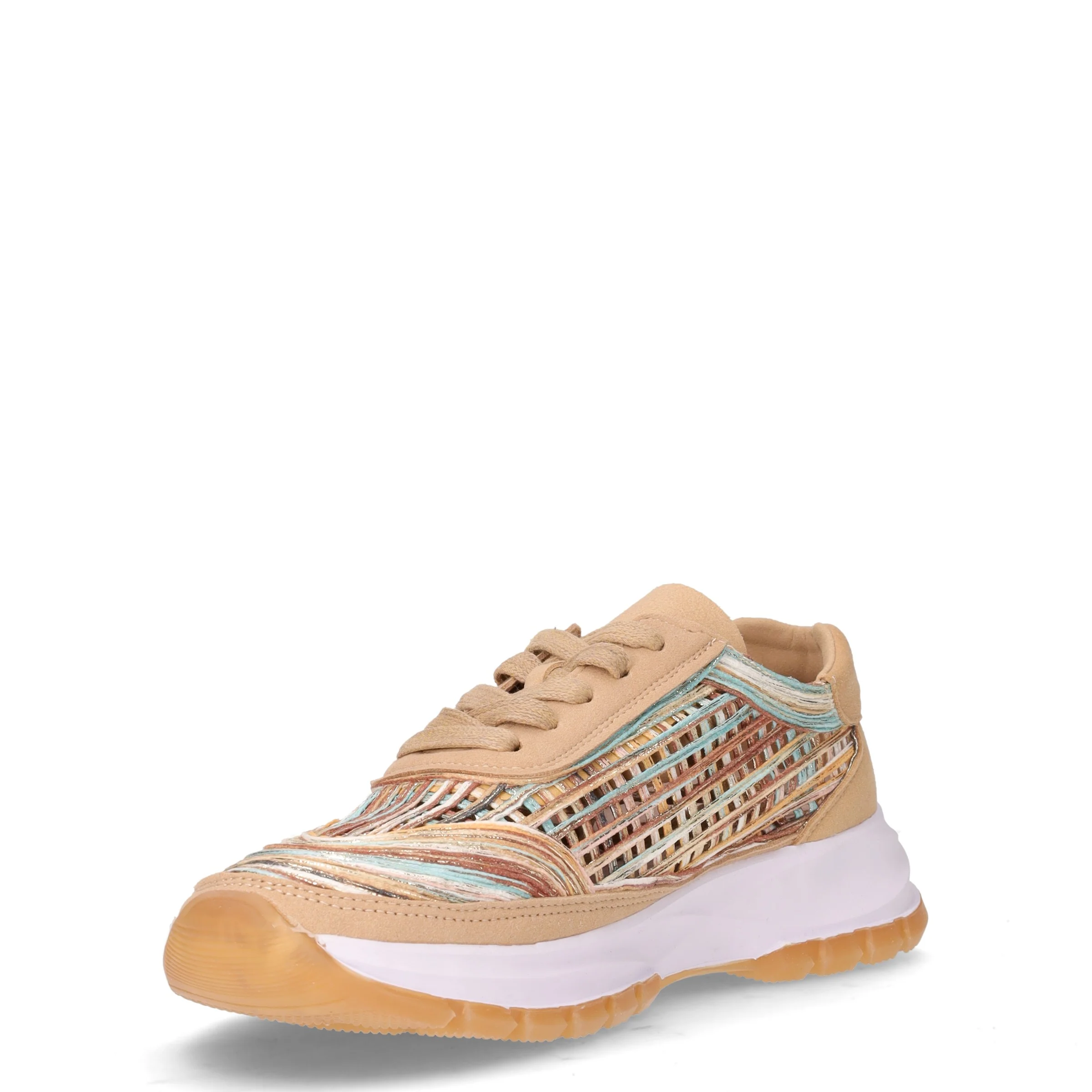 Sneaker in ecopelle e tessuto multicolor - Image 3