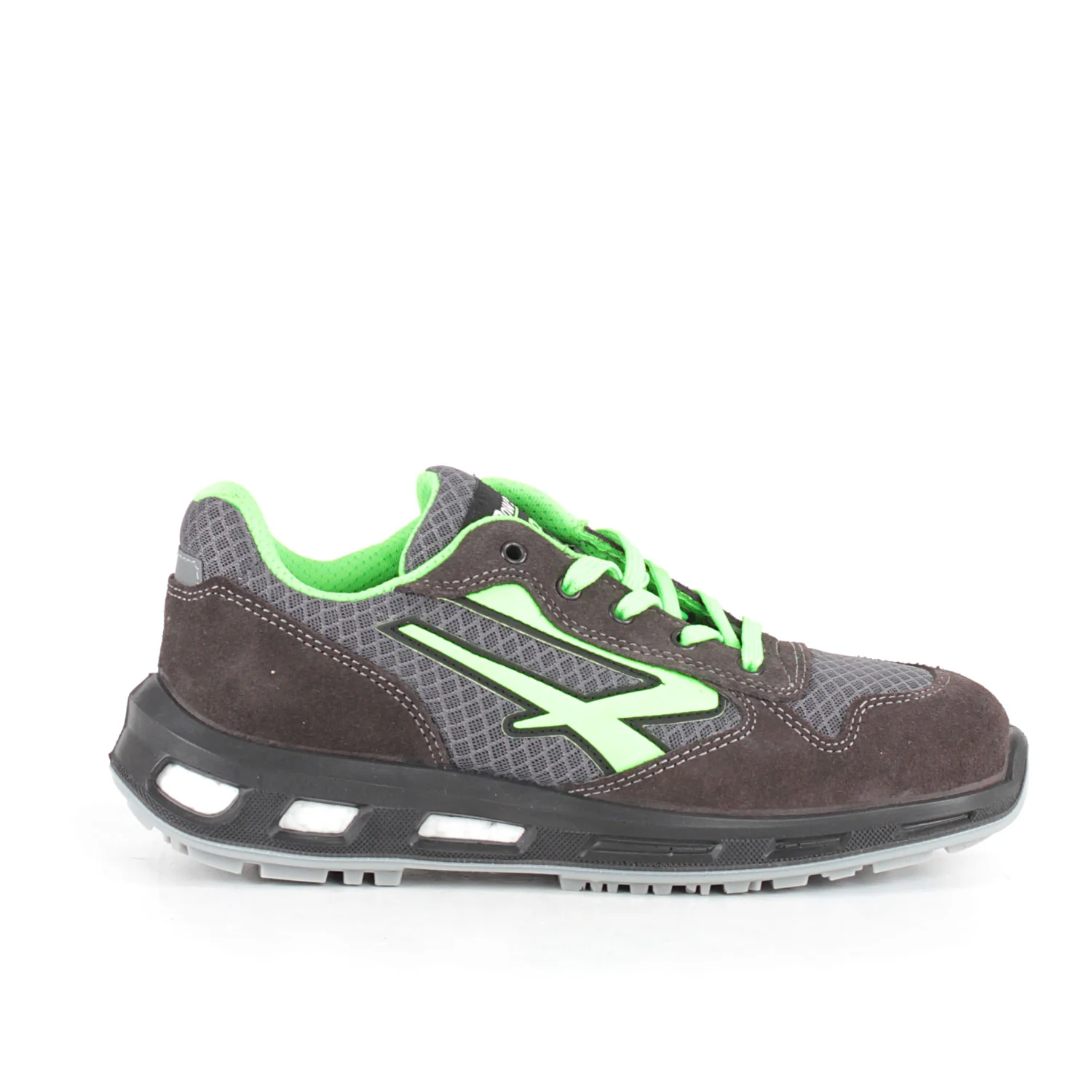 SCARPA ANTINFORTUNISTICA POINT S1P SRC GRIGIO/VERDE FLUO
